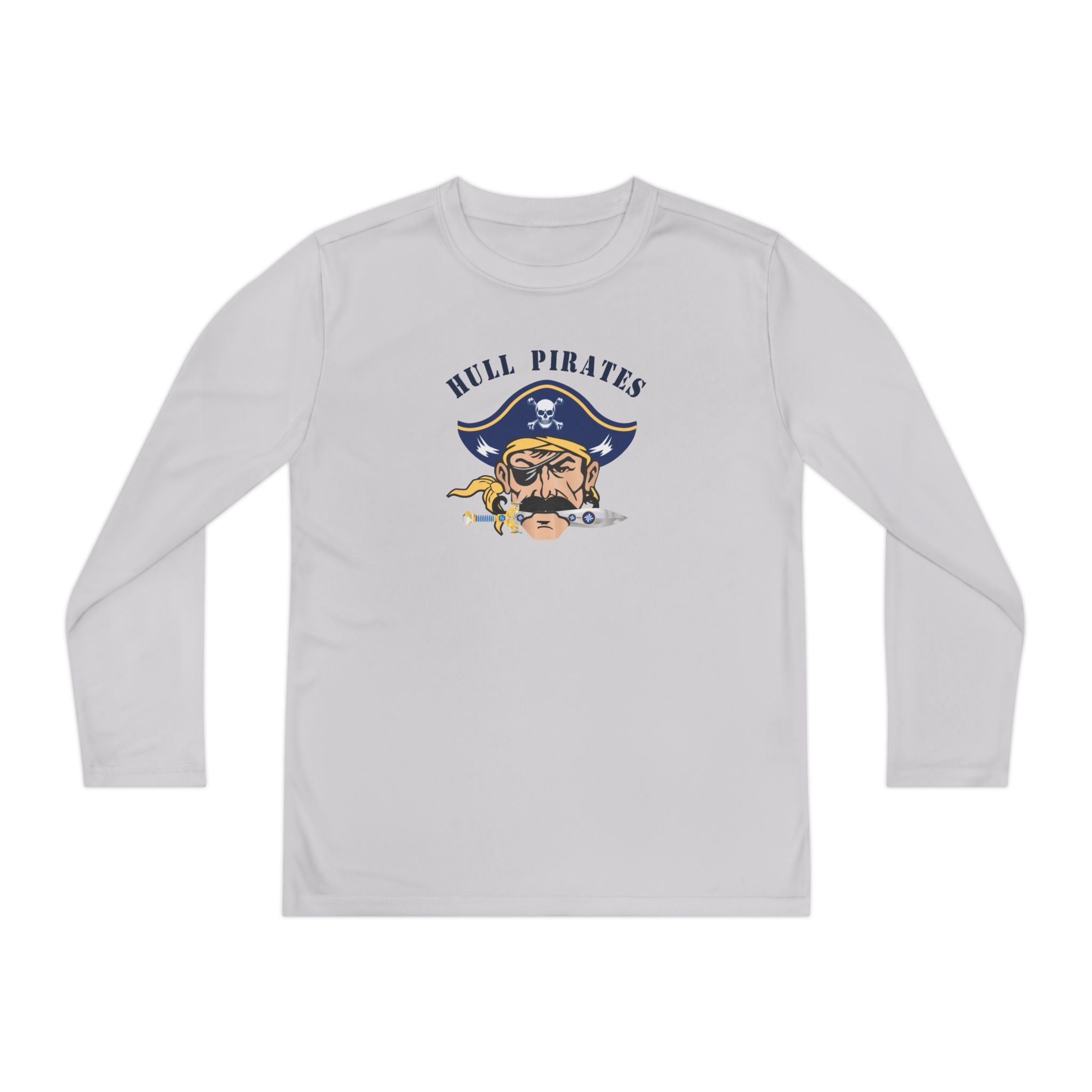 Hull Pirates - Kids Performance Long Sleeve T-Shirt, Name/Number Personalization