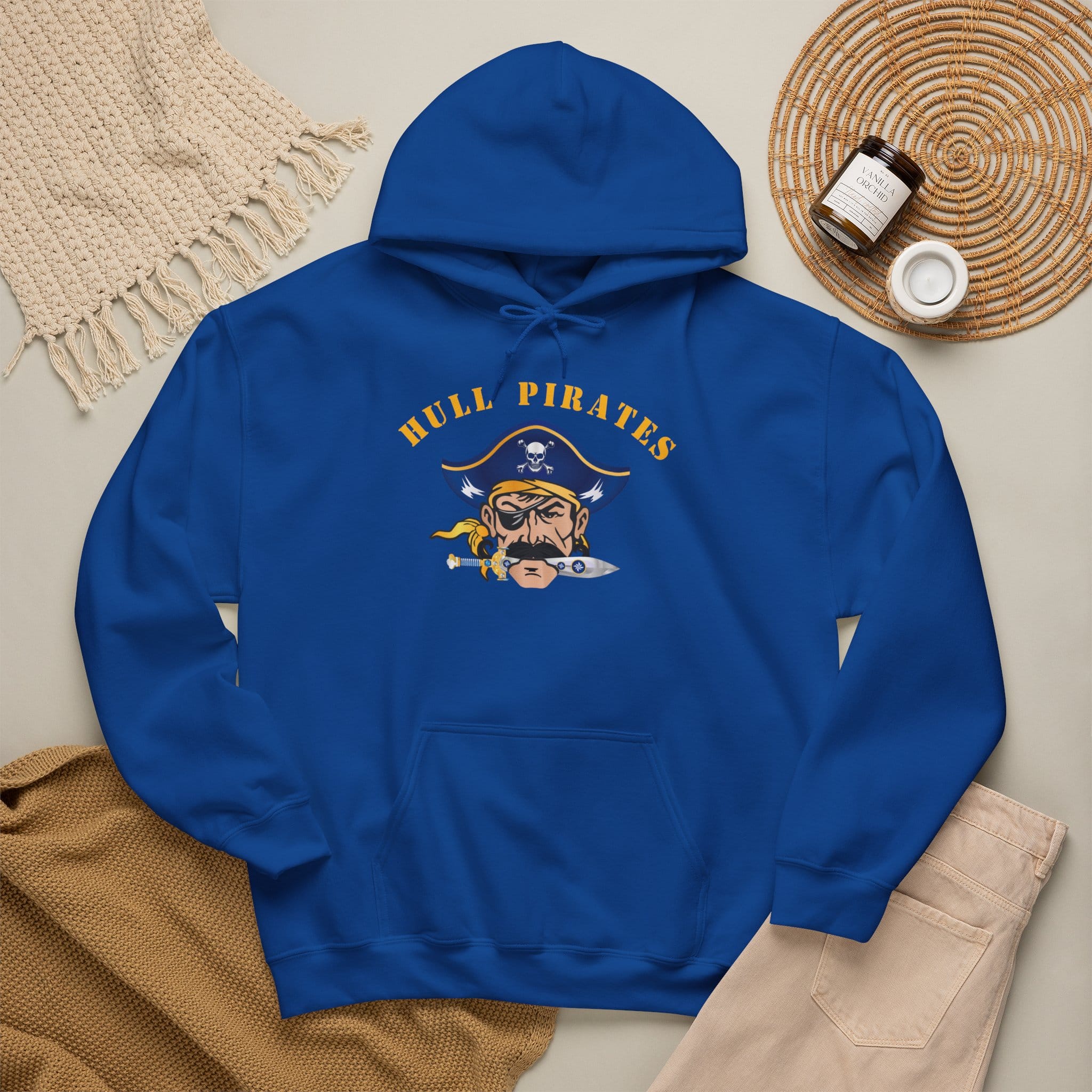 Hull Pirates - Adult Fleece Pullover Hoodie