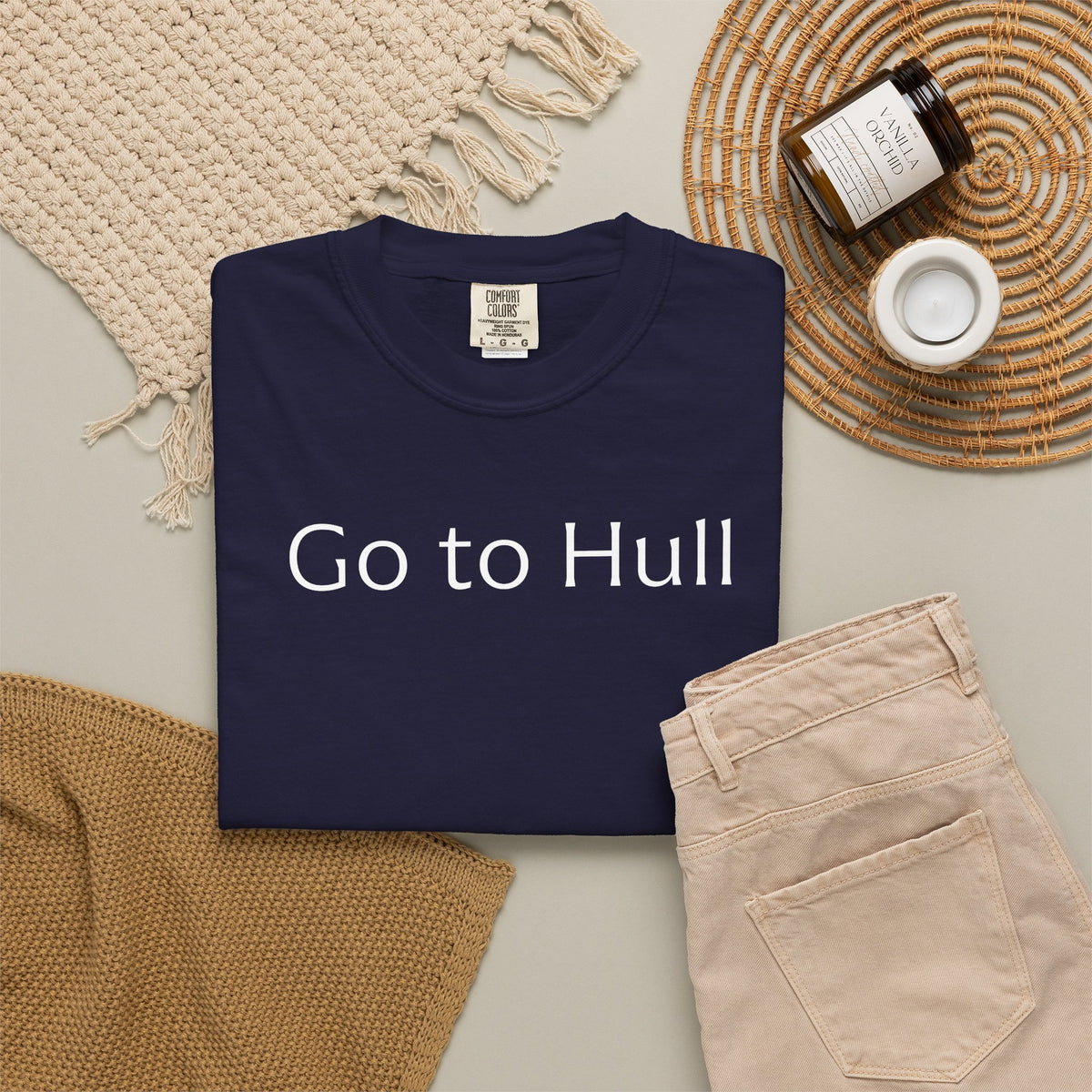 Go to Hull - Comfort Colors Brand Unisex T-Shirt