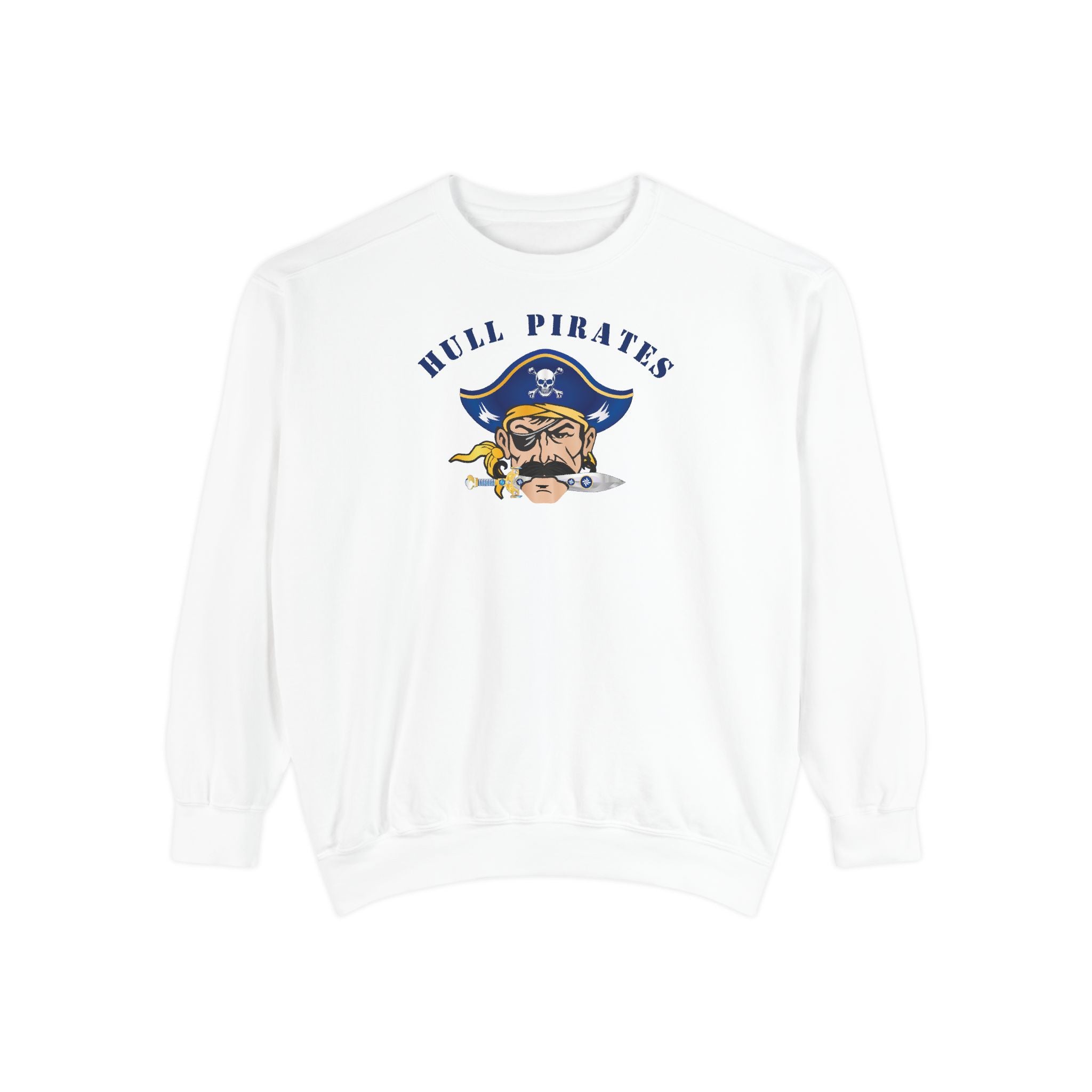 Hull Pirates - Adult Garment Dyed Sweatshirt - Comfort Colors Brand