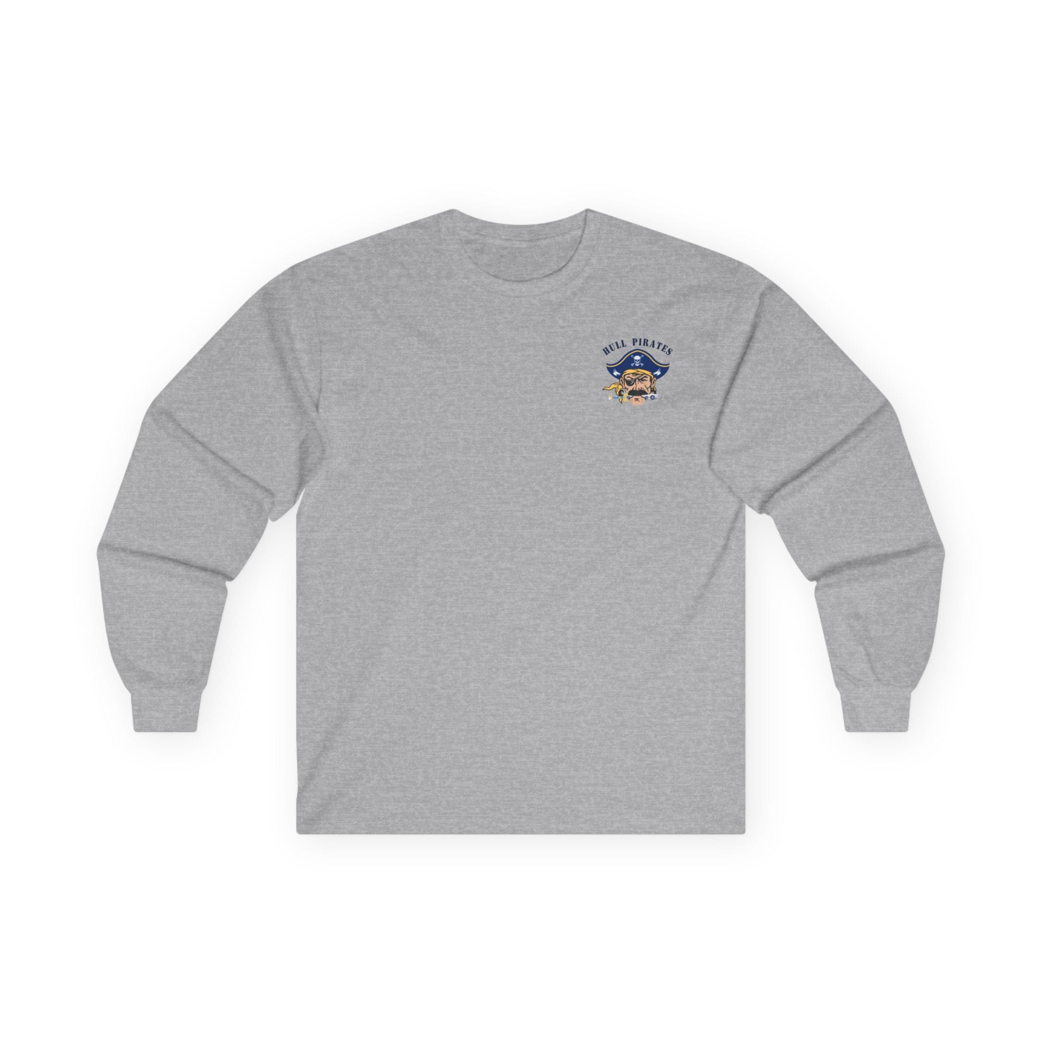 Hull Pirates - Adult Cotton Long Sleeve T-Shirt
