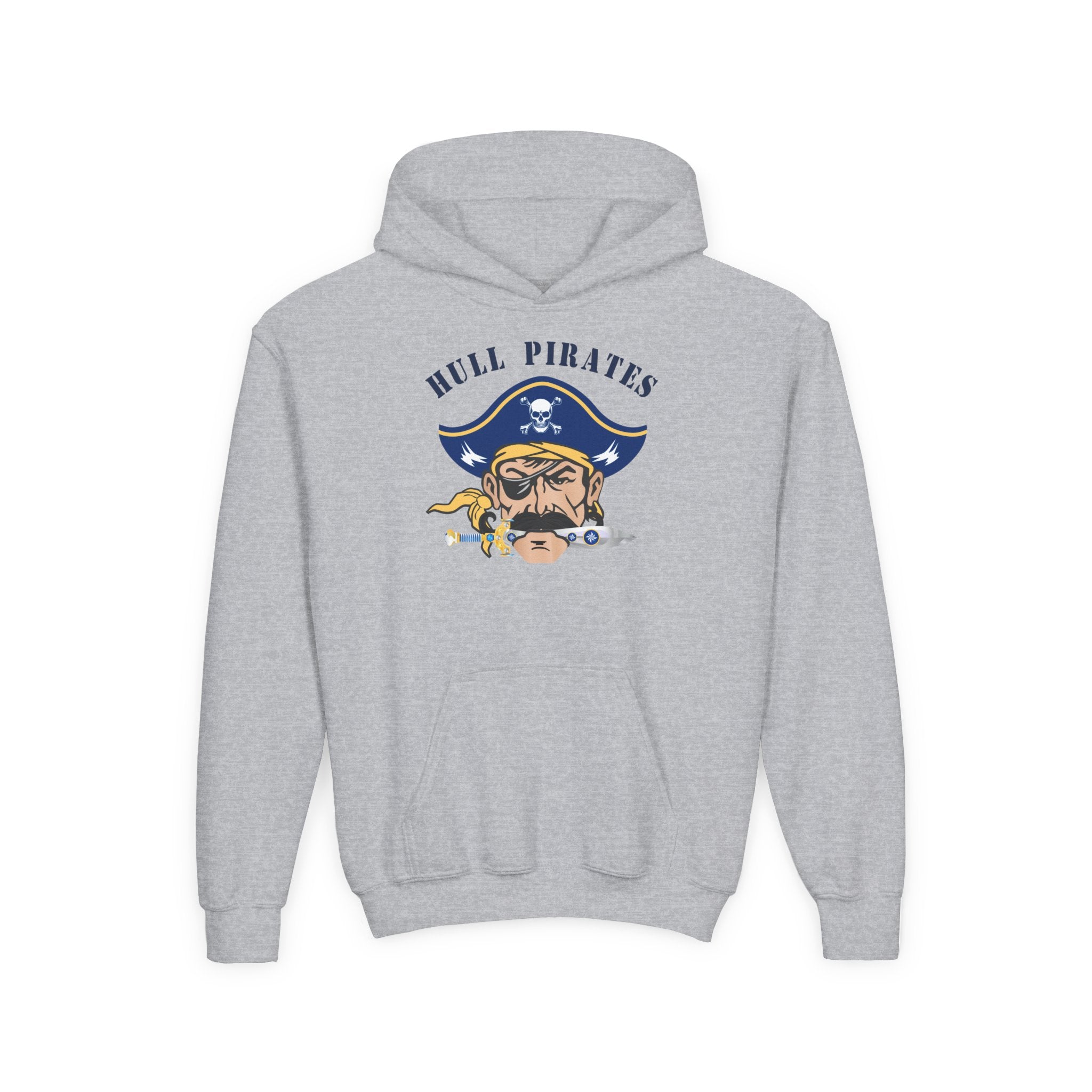 Hull Pirates - Kids Fleece Pullover Hoodie, Name/Number Personalization