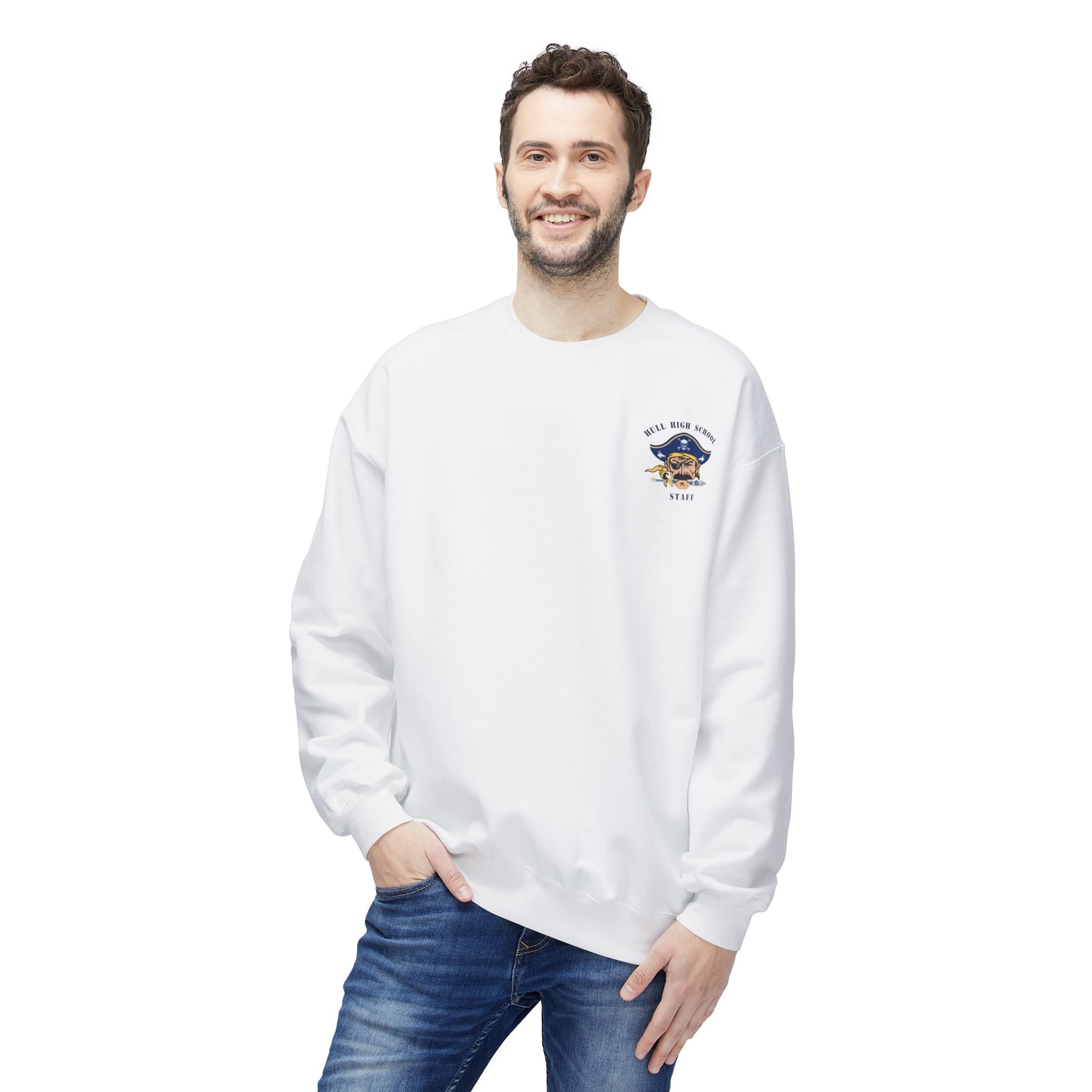Hull High School - Hull Pirates - Adult Crewneck Sweatshirt