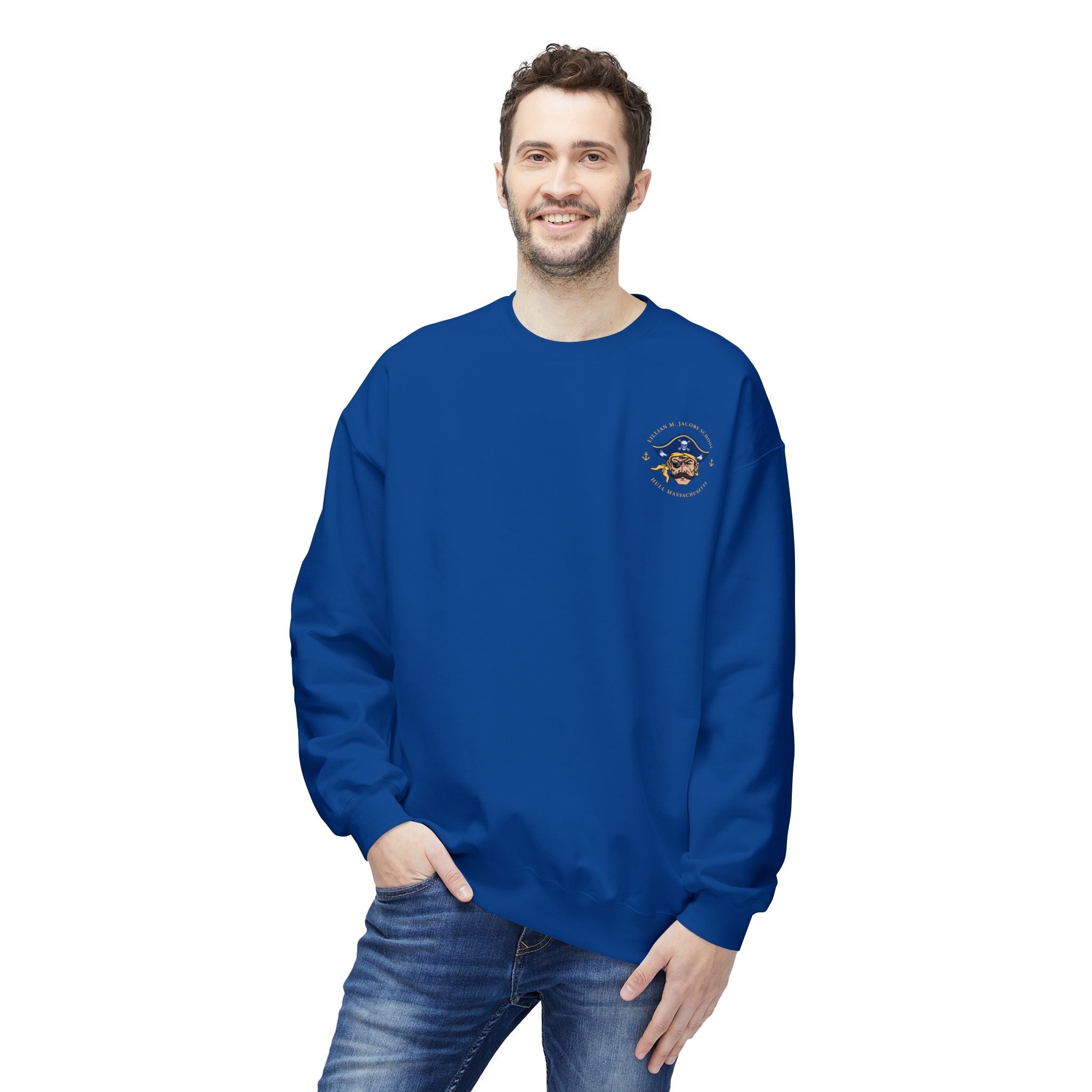 Jacobs School - Hull Pirates - Adult Crewneck Sweatshirt