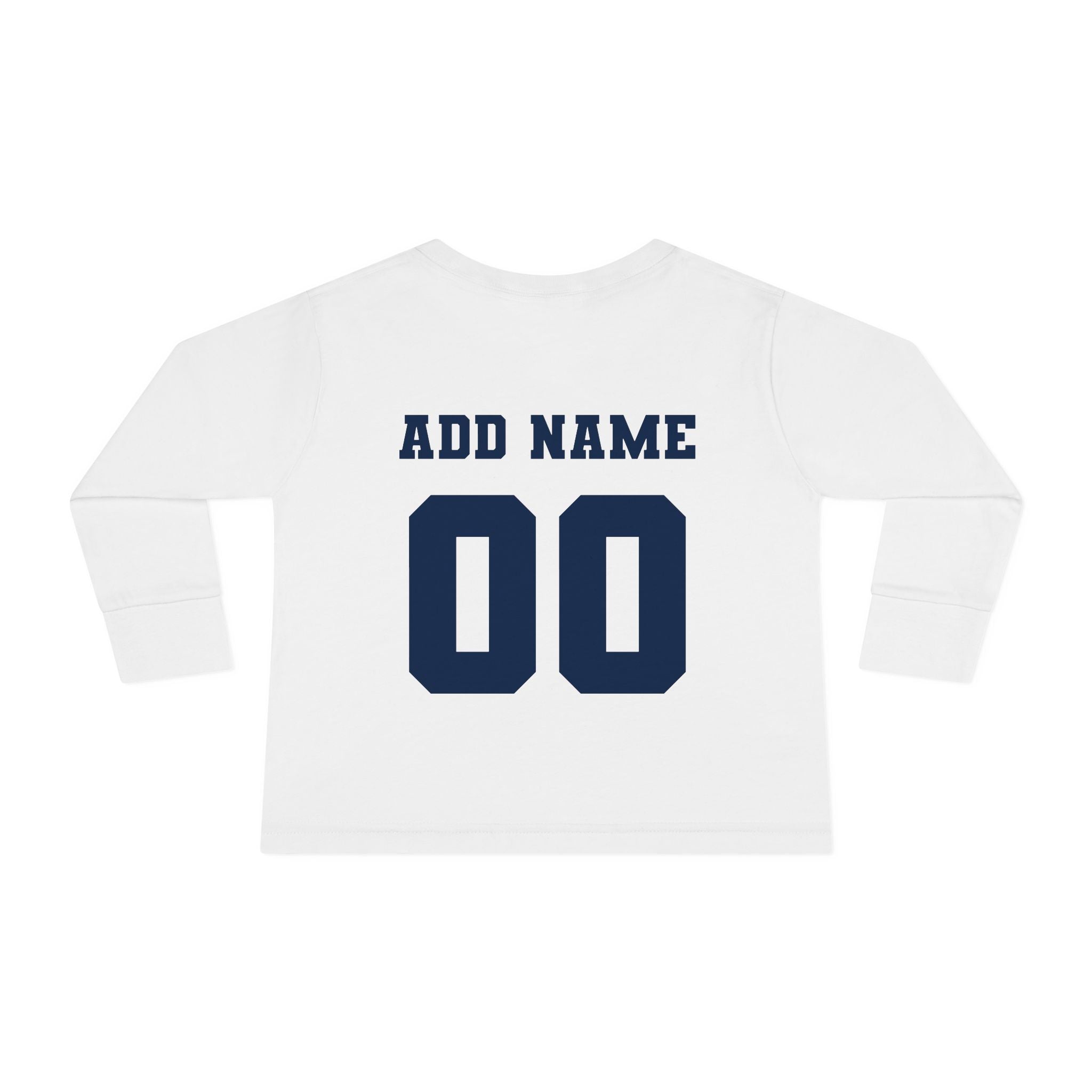 Hull Pirates - Toddler Cotton Long Sleeve T-Shirt, Name/Number Personalization