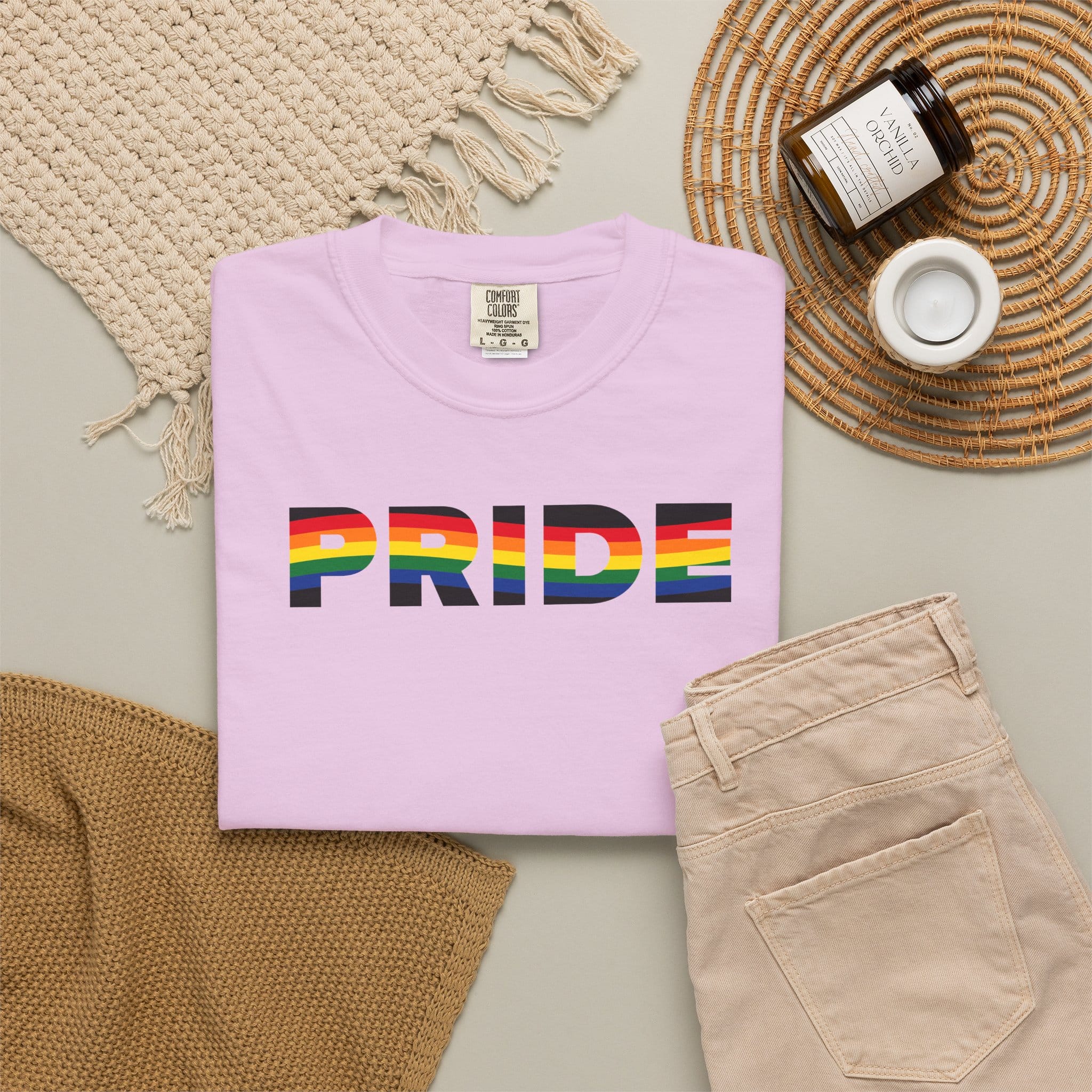 PRIDE Graphic Tee – Comfort Colors - Garment‑Dyed Unisex Shirt