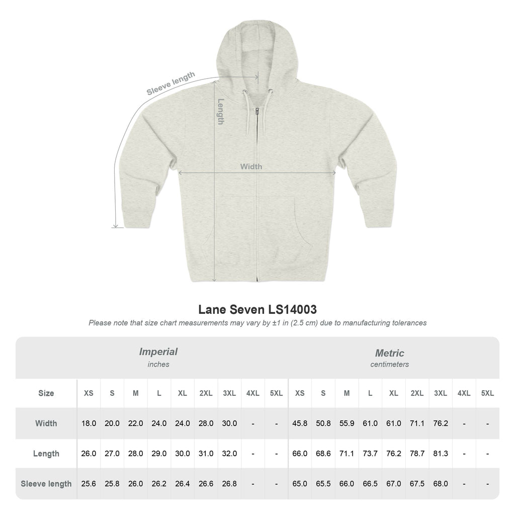 Jacobs School - Hull Pirates - Adult Full Zip Hoodie
