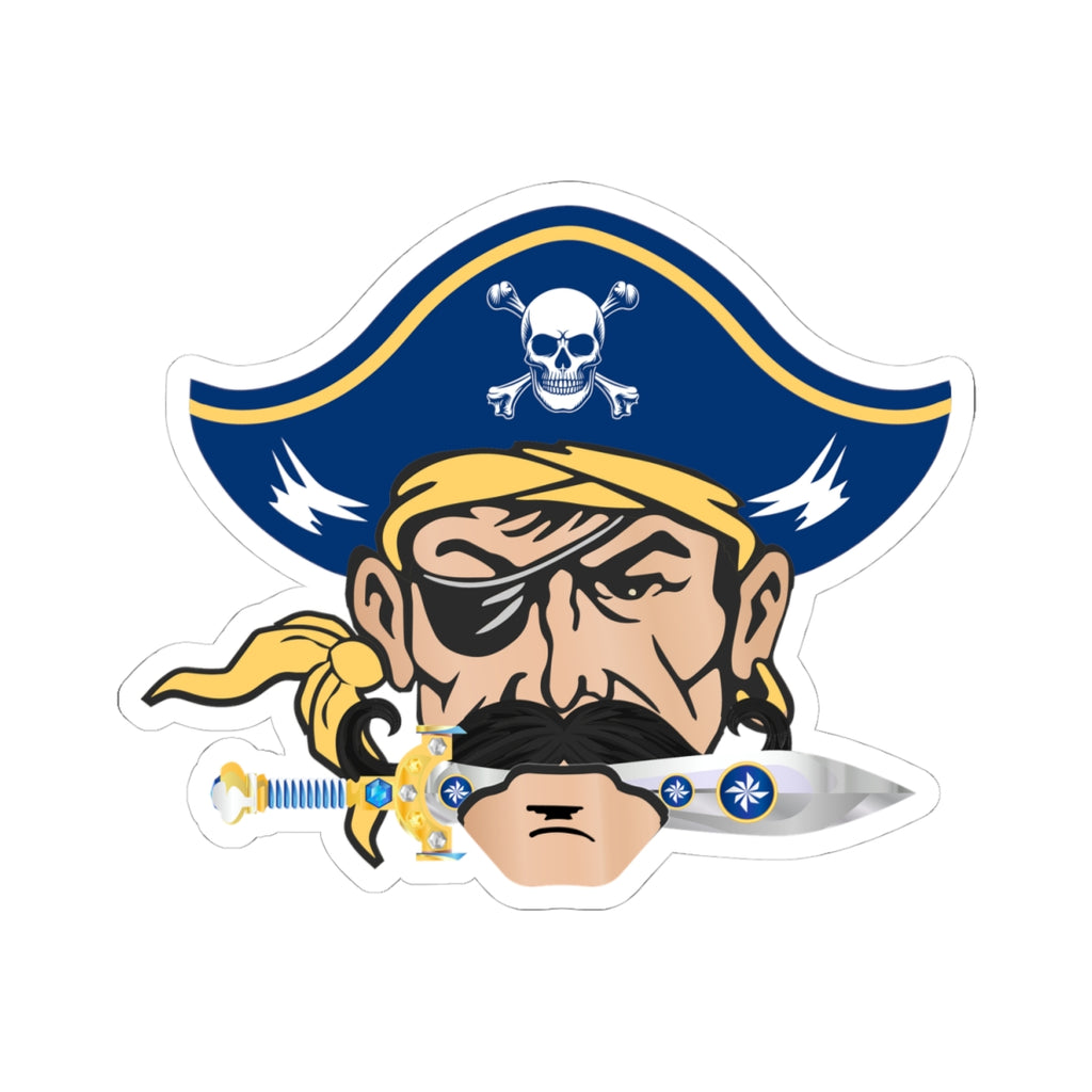 Hull Pirate - Kiss-Cut Sticker Decal for Laptops, Water Bottles & Gear