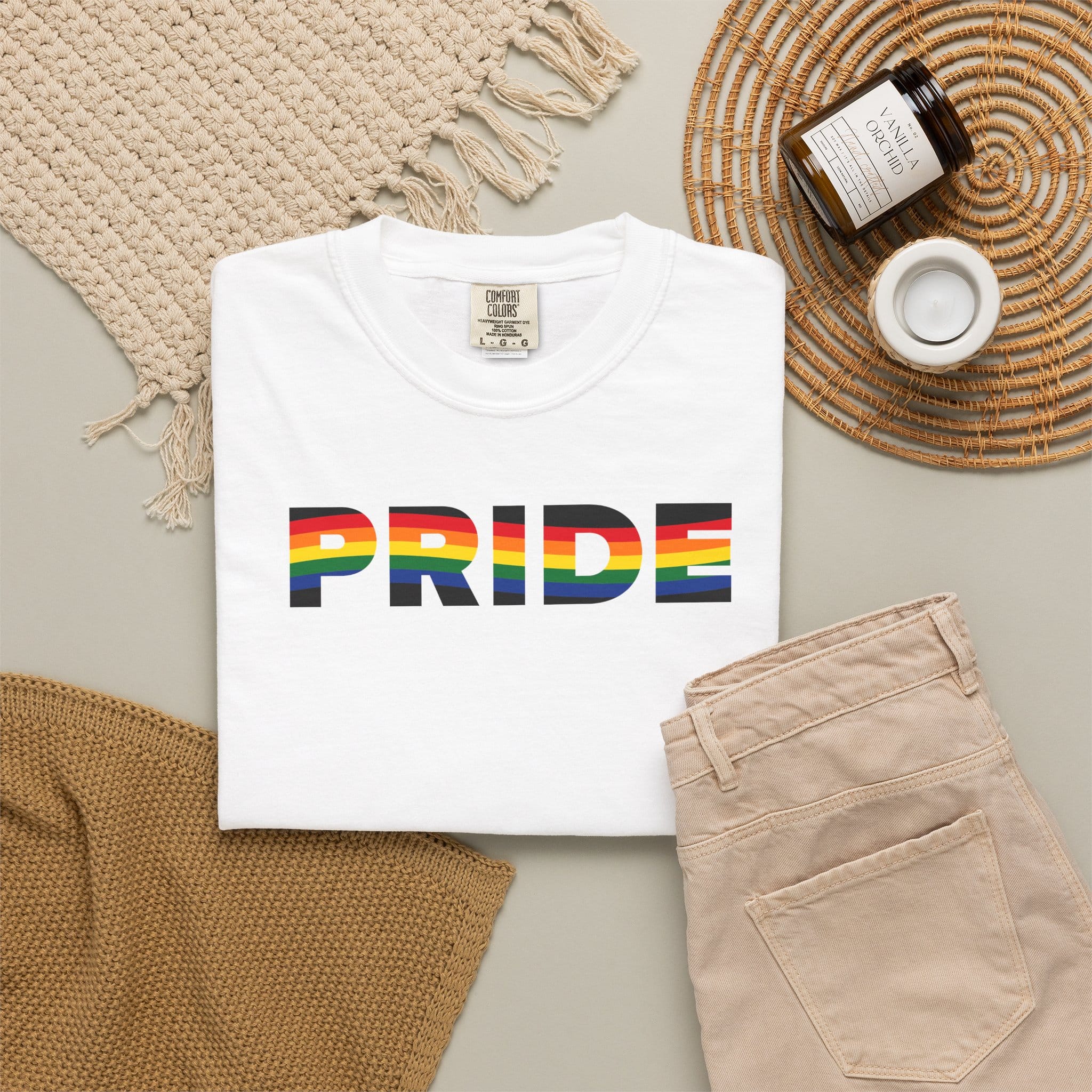 PRIDE Graphic Tee – Comfort Colors - Garment‑Dyed Unisex Shirt