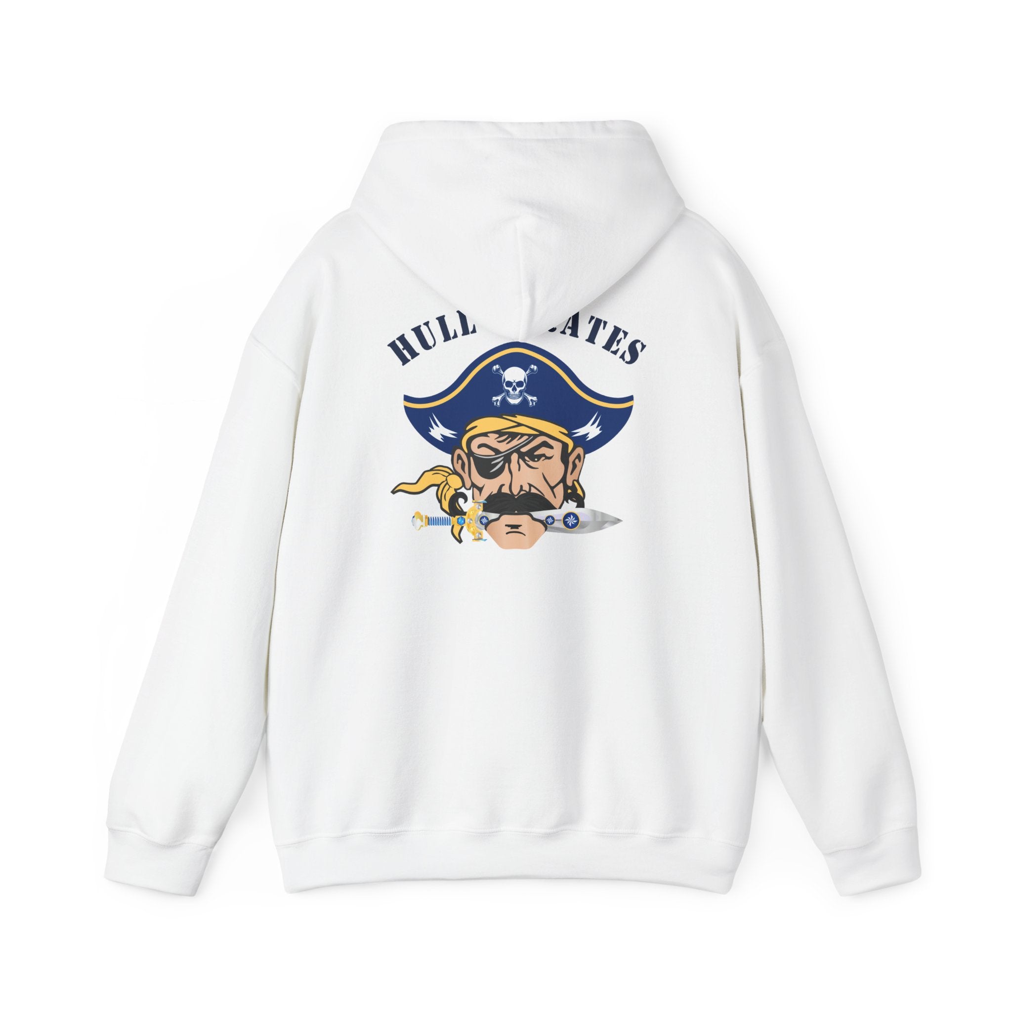 Hull High School - Hull Pirates - Adult Fleece Pullover Hoodie