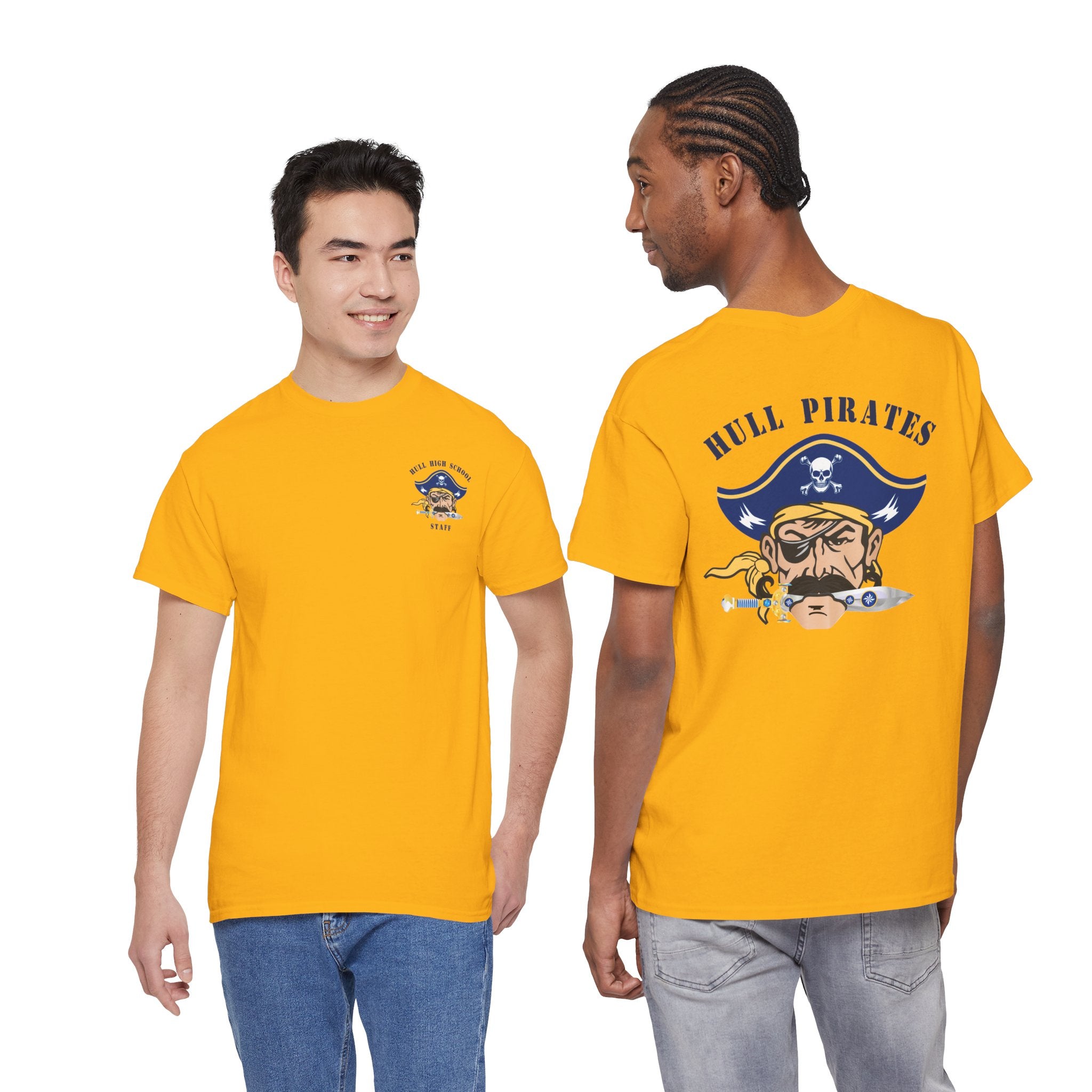 Hull High School - Hull Pirates - Adult Cotton T-Shirt
