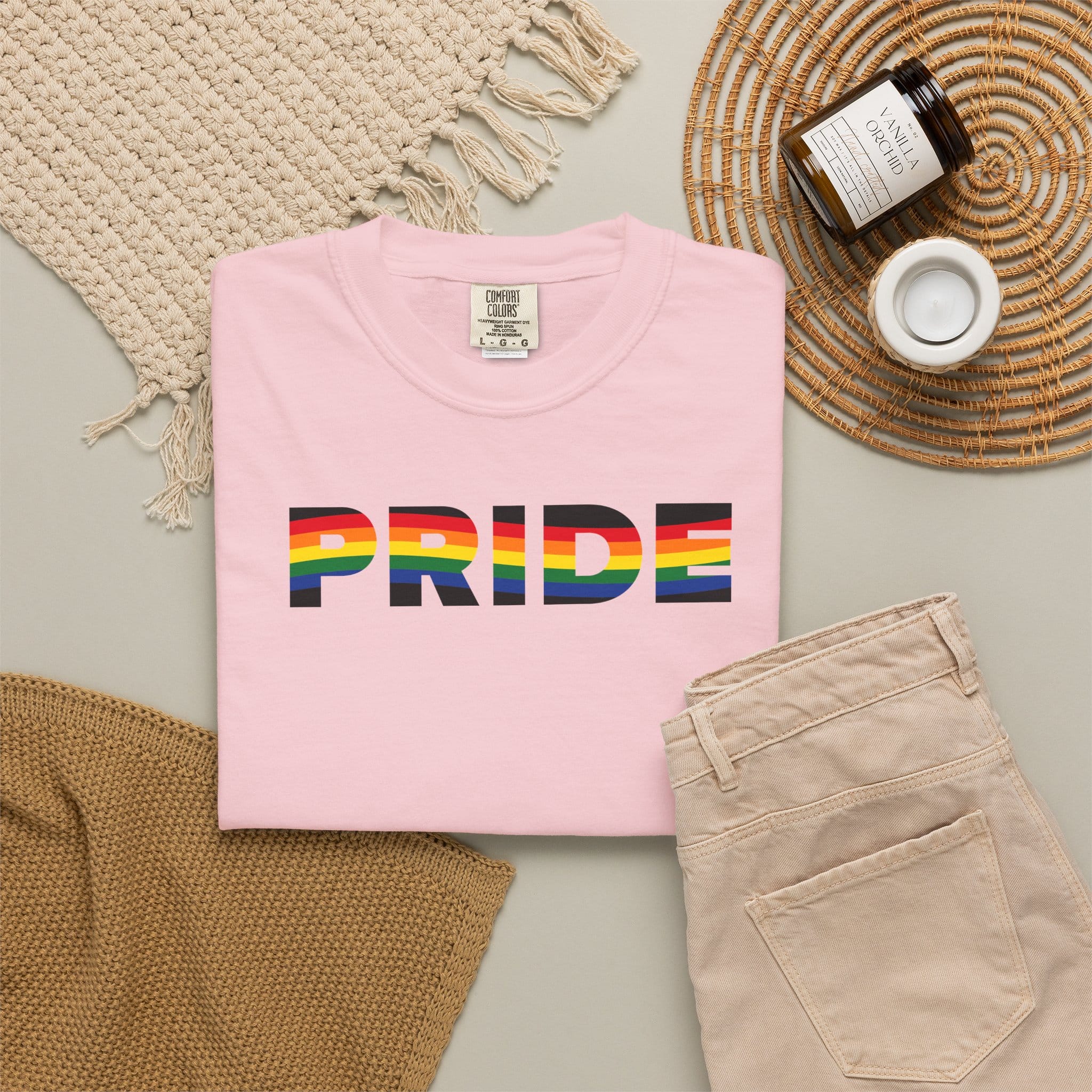 PRIDE Graphic Tee – Comfort Colors - Garment‑Dyed Unisex Shirt