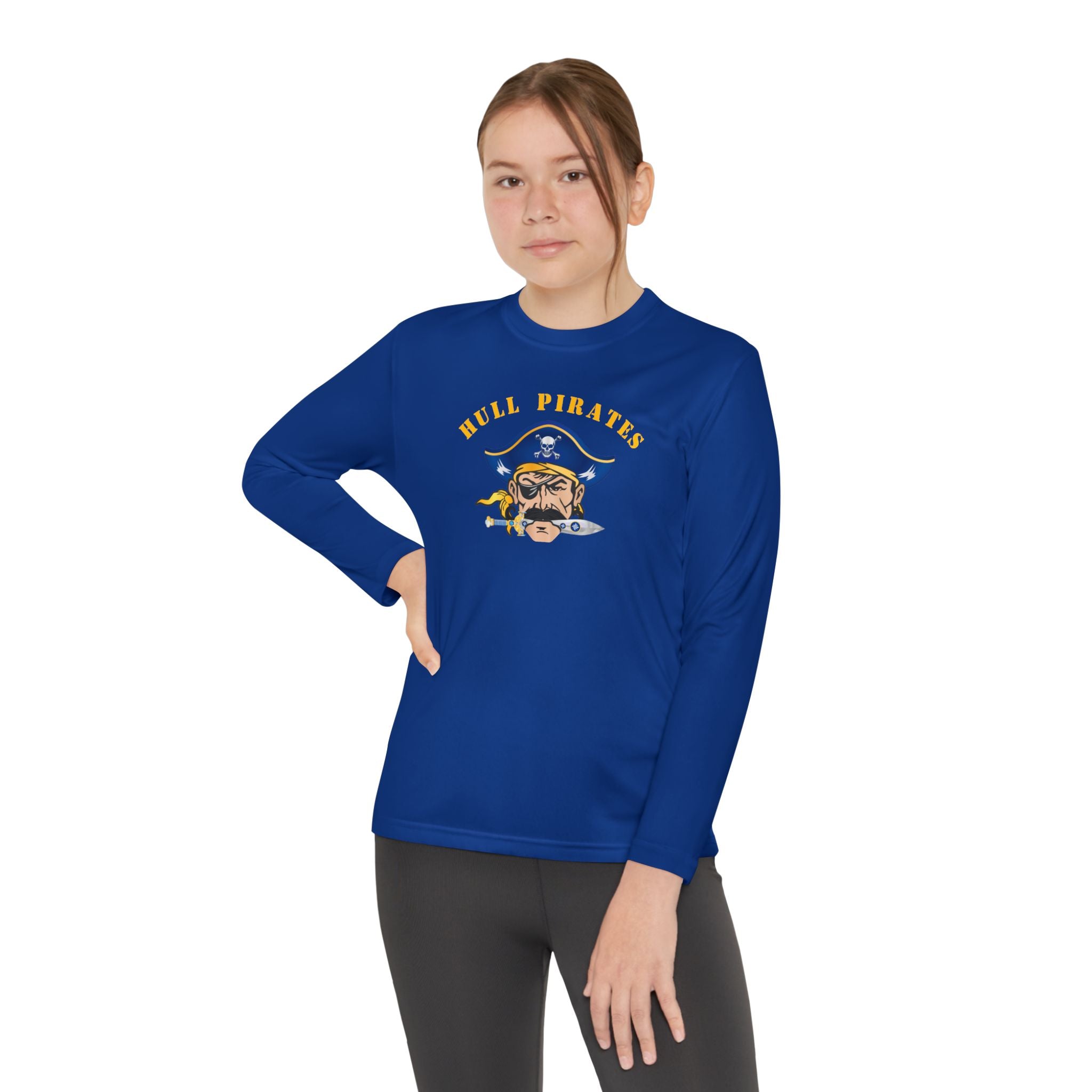 Hull Pirates - Kids Performance Long Sleeve T-Shirt