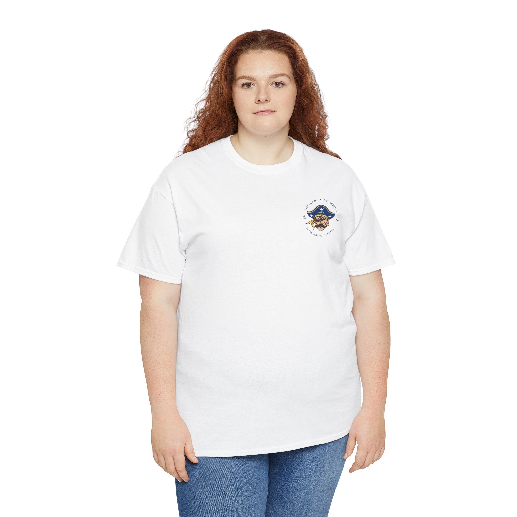 Jacobs School - Hull Pirates - Adult Cotton T-Shirt
