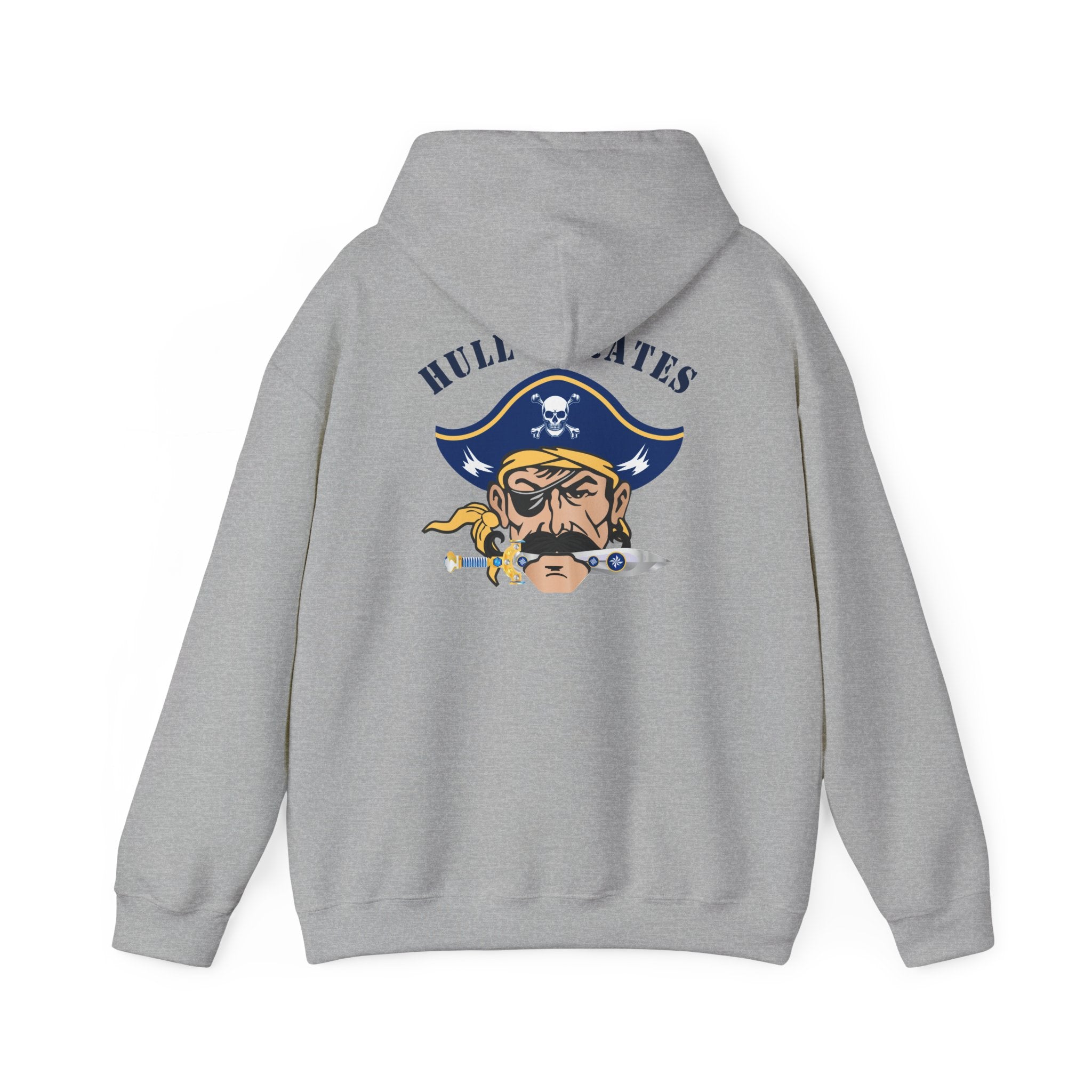 Hull High School - Hull Pirates - Adult Fleece Pullover Hoodie