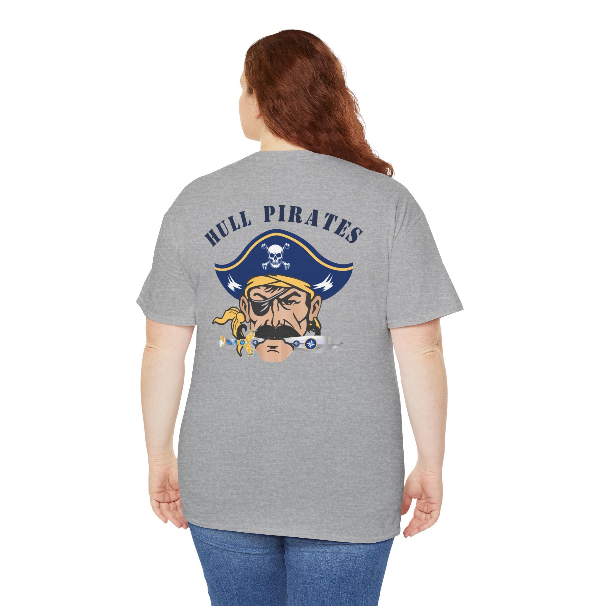 Hull High School - Hull Pirates - Adult Cotton T-Shirt