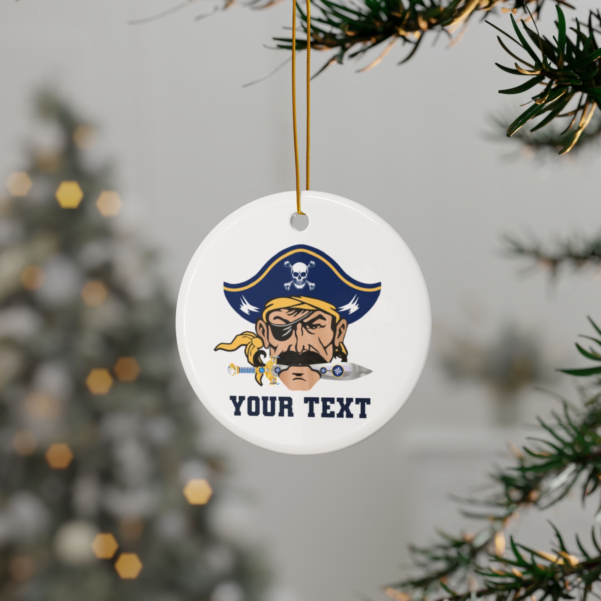 Hull Pirates - Ceramic Ornament (2 Sided), Personalized
