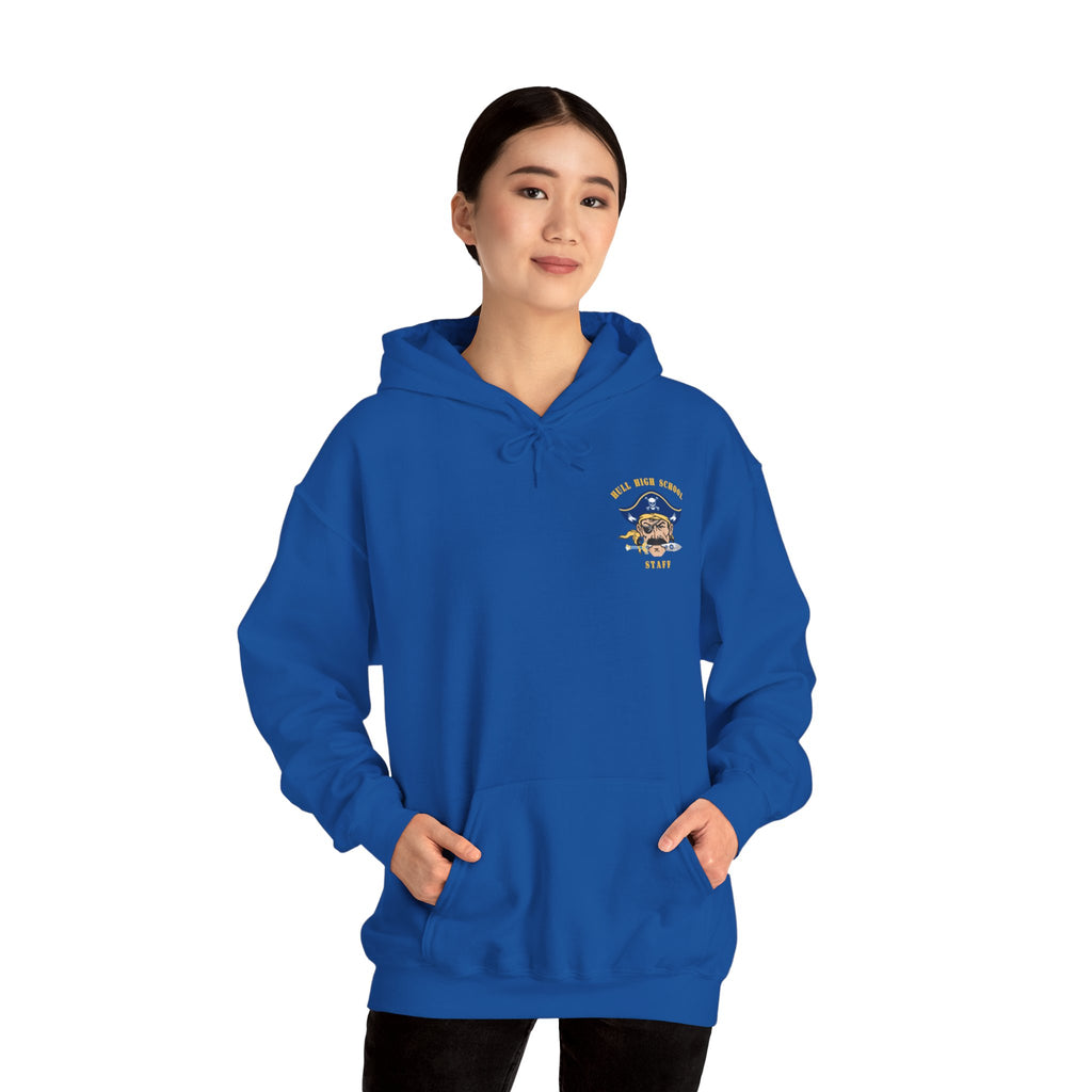 Hull High School - Hull Pirates - Adult Fleece Pullover Hoodie