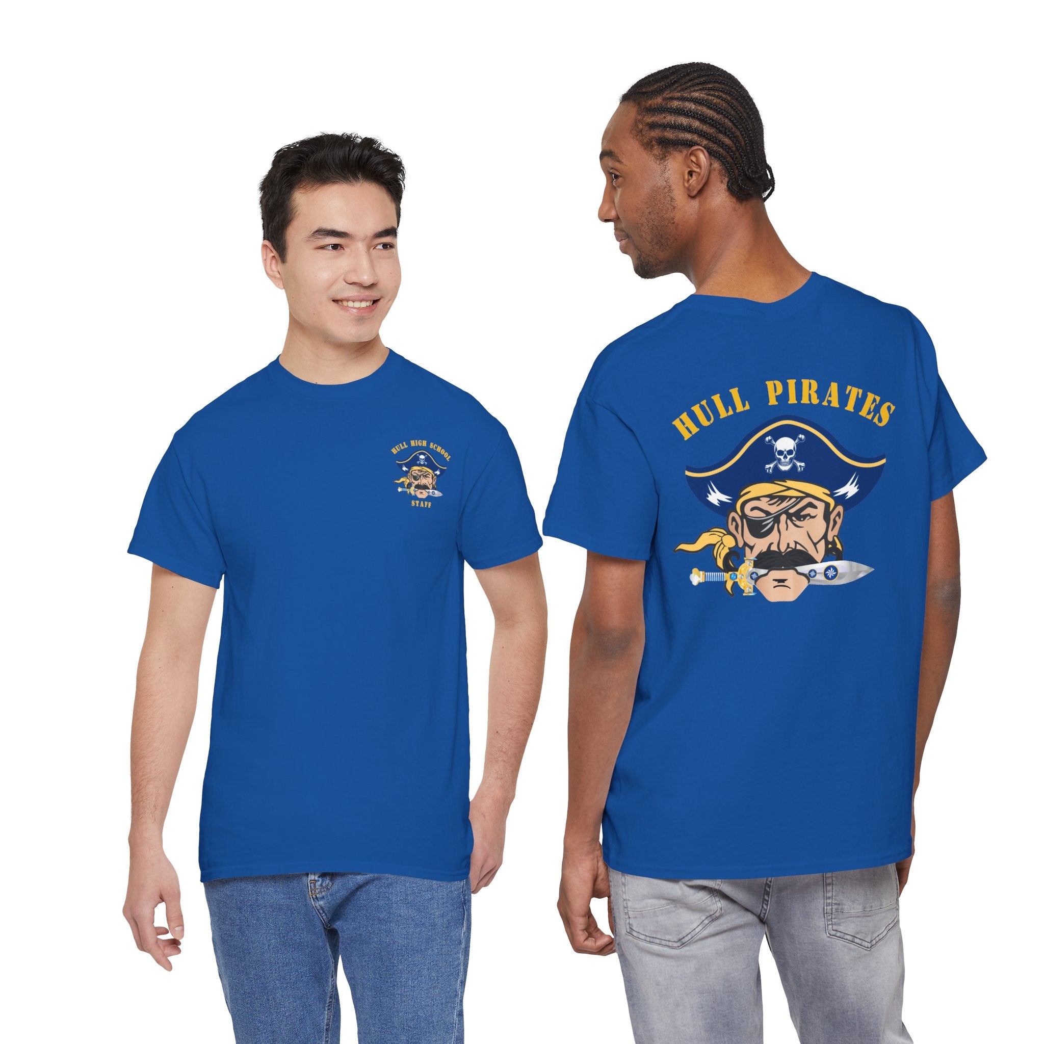 Hull High School - Hull Pirates - Adult Cotton T-Shirt