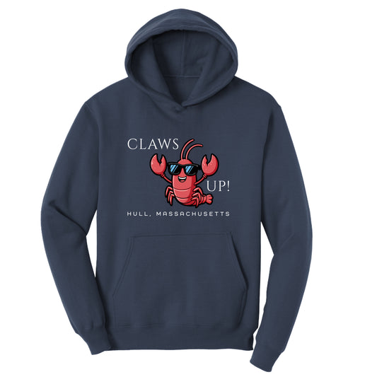 CLAWS UP! – Adult Fleece Hoodie - Hull, MA