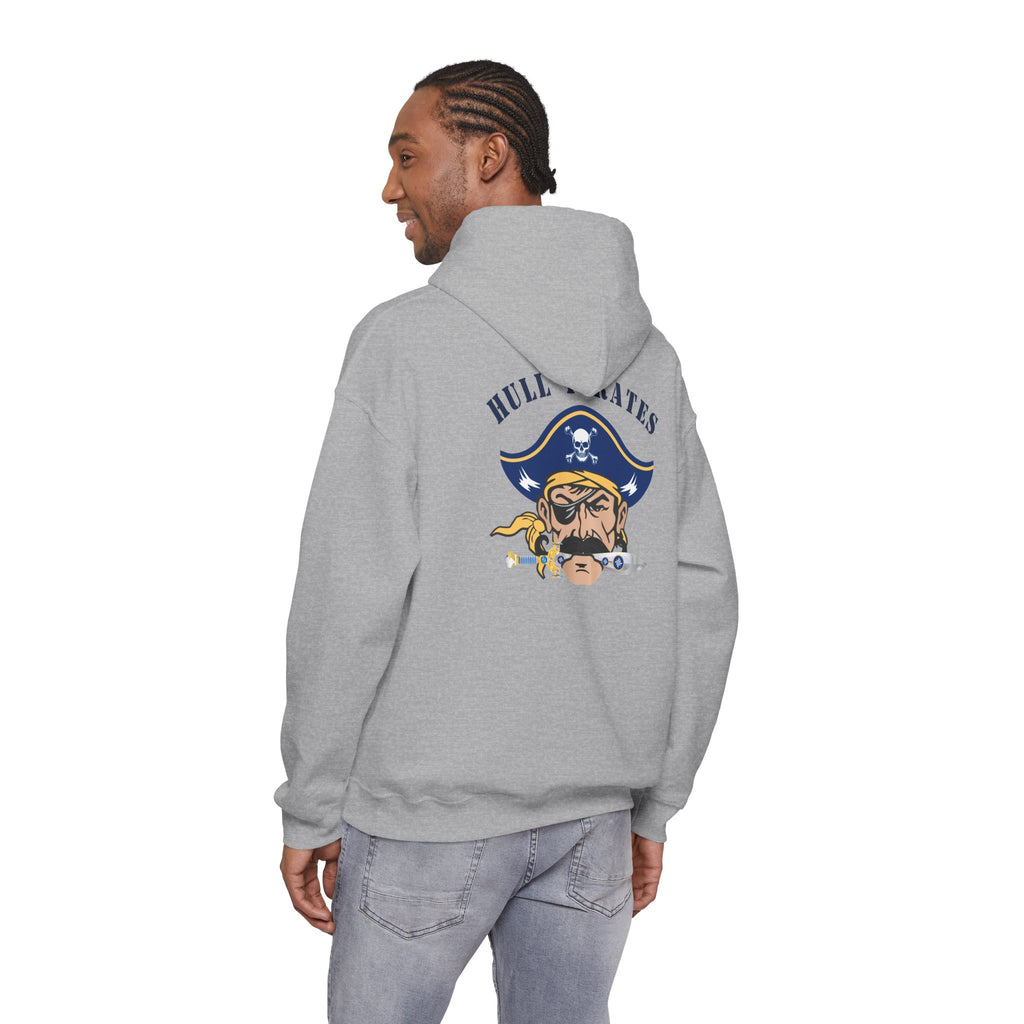 Hull High School - Hull Pirates - Adult Fleece Pullover Hoodie