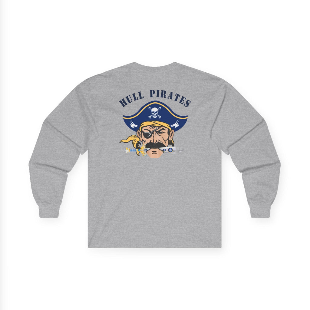 Hull Pirates - Adult Cotton Long Sleeve T-Shirt