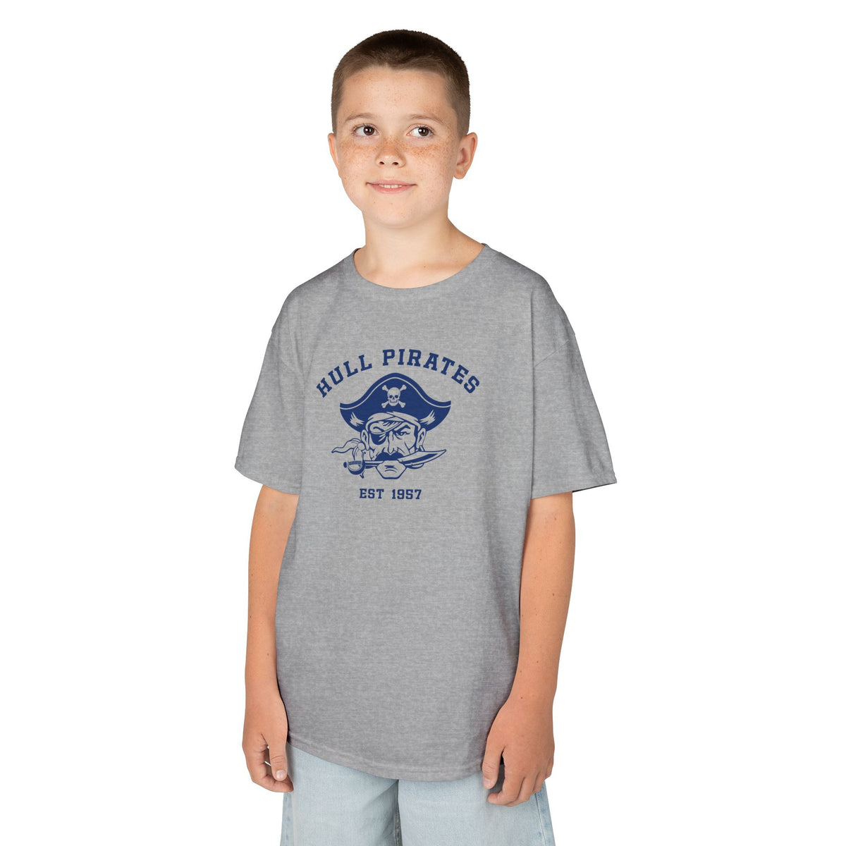 Vintage Hull Pirates - Kids Cotton T‑Shirt