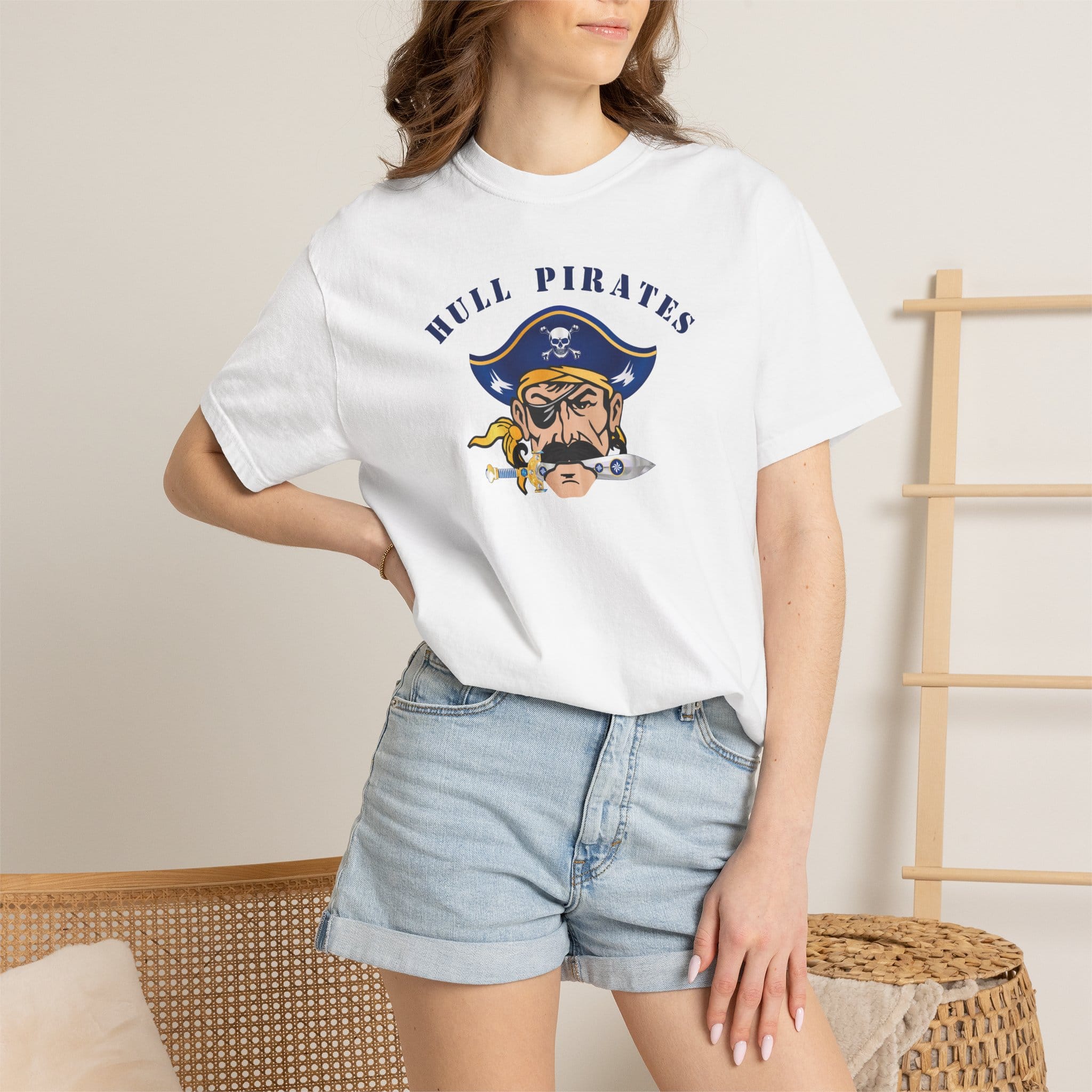 Hull Pirates - Adult Cotton T-Shirt - Comfort Colors Brand