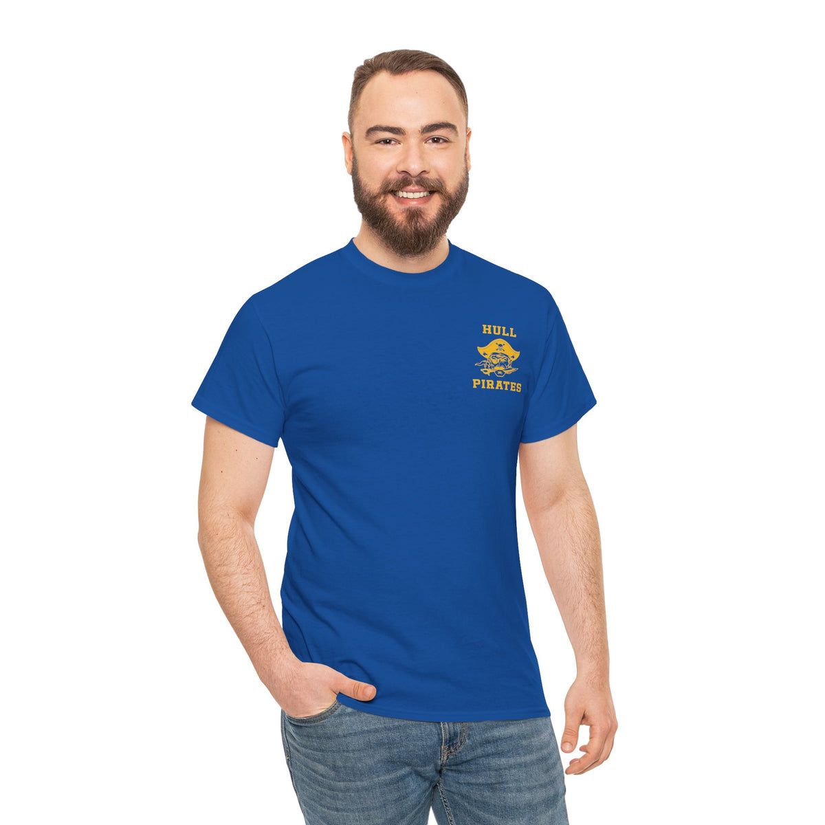 Vintage Hull Pirates - Adult Cotton T-Shirt