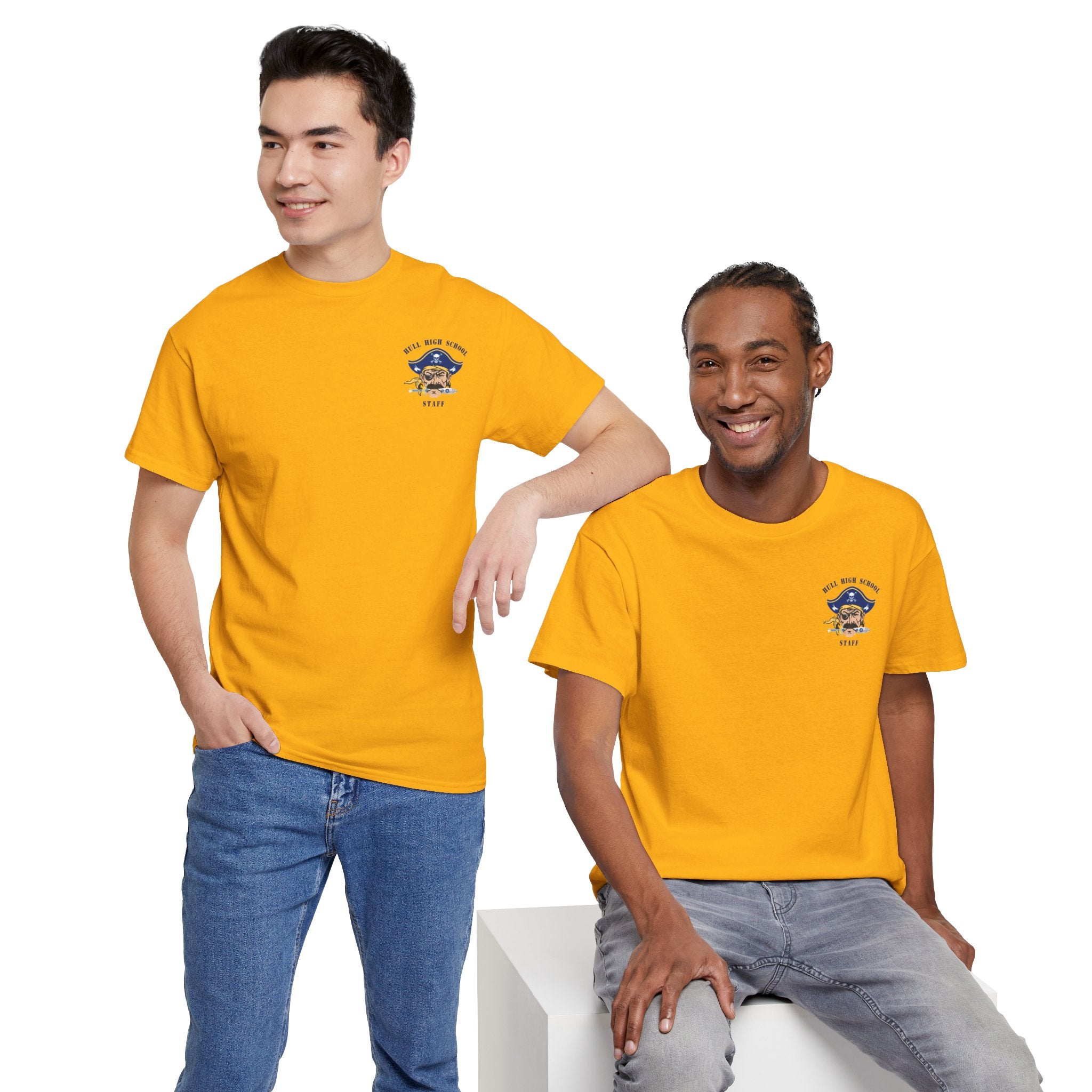 Hull High School - Hull Pirates - Adult Cotton T-Shirt