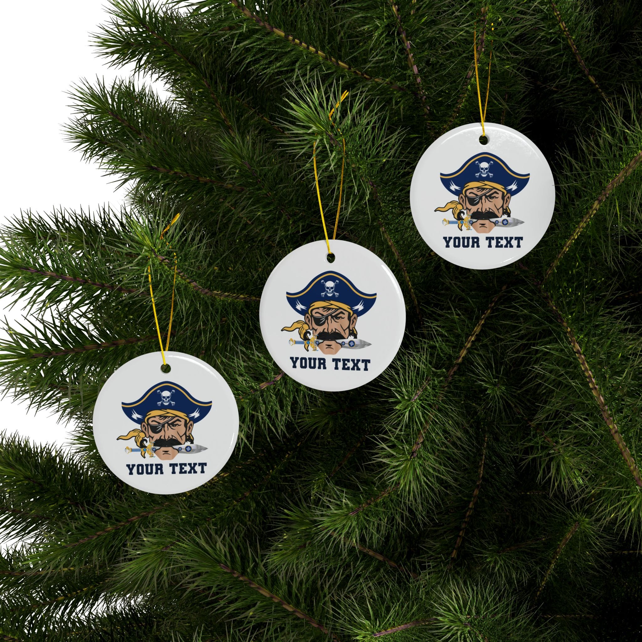 Hull Pirates - Ceramic Ornament (2 Sided), Personalized