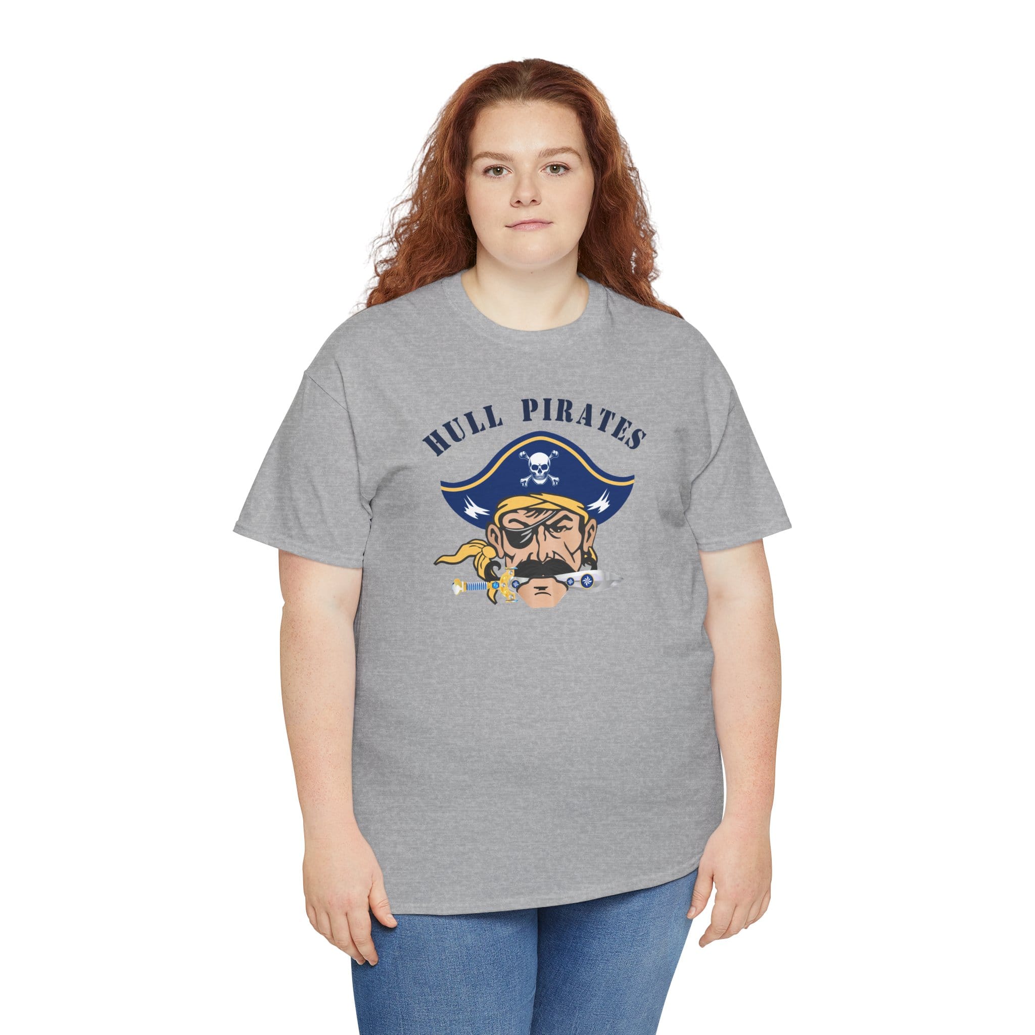 Hull Pirates - Adult Cotton T-Shirt, Optional Name/Number Personalization