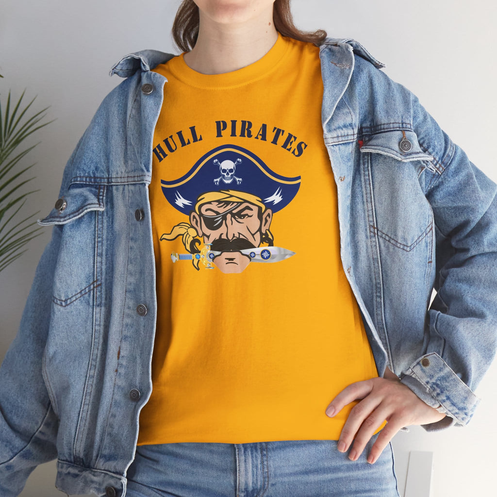 Hull Pirates - Adult Cotton T-Shirt, Optional Name/Number Personalization