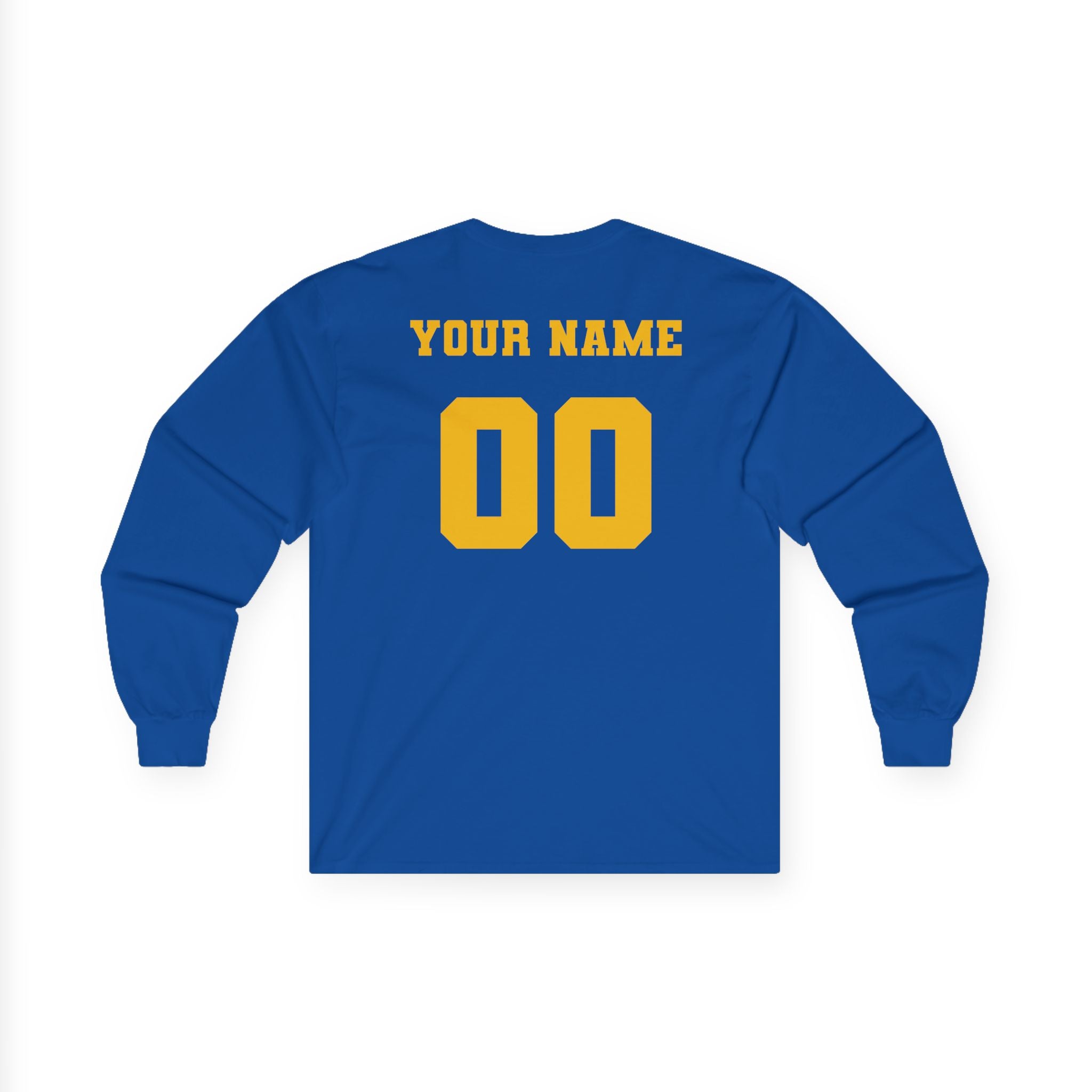 Hull Pirates - Adult Cotton Long Sleeve T-Shirt, Name/Number Personalization