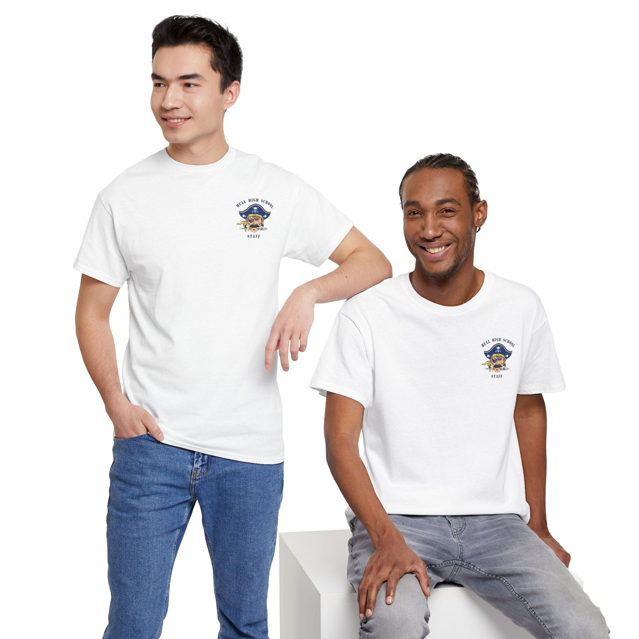 Hull High School - Hull Pirates - Adult Cotton T-Shirt