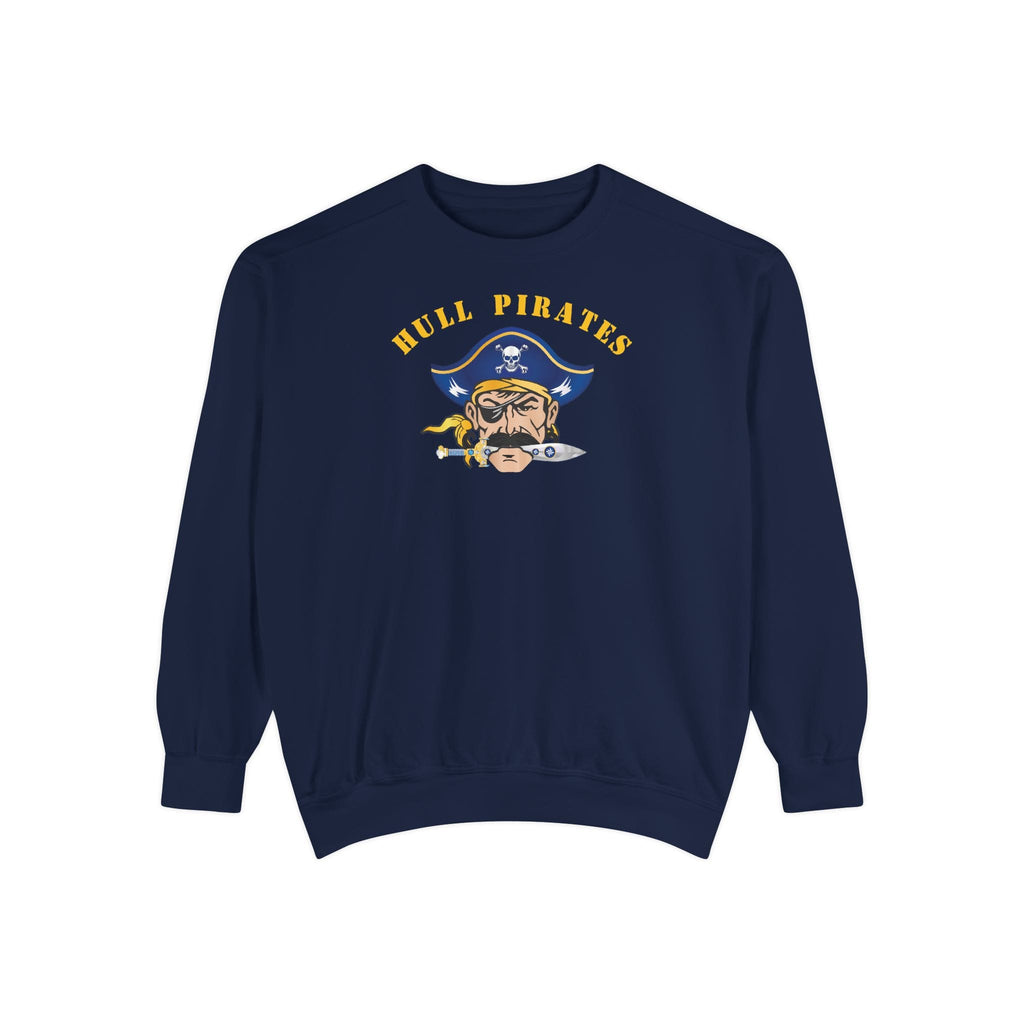 Hull Pirates - Adult Garment Dyed Sweatshirt - Comfort Colors Brand