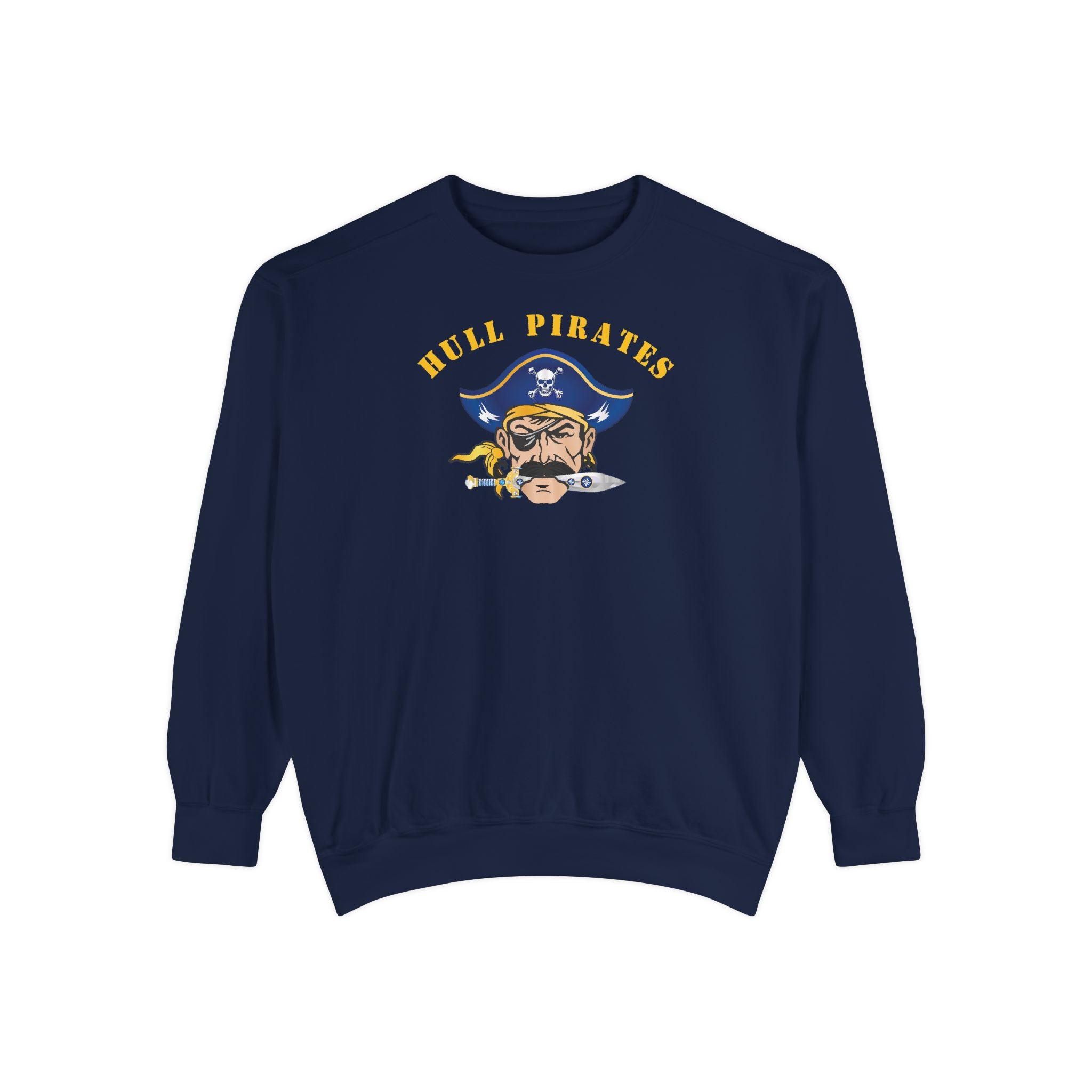 Hull Pirates - Adult Garment Dyed Sweatshirt - Comfort Colors Brand