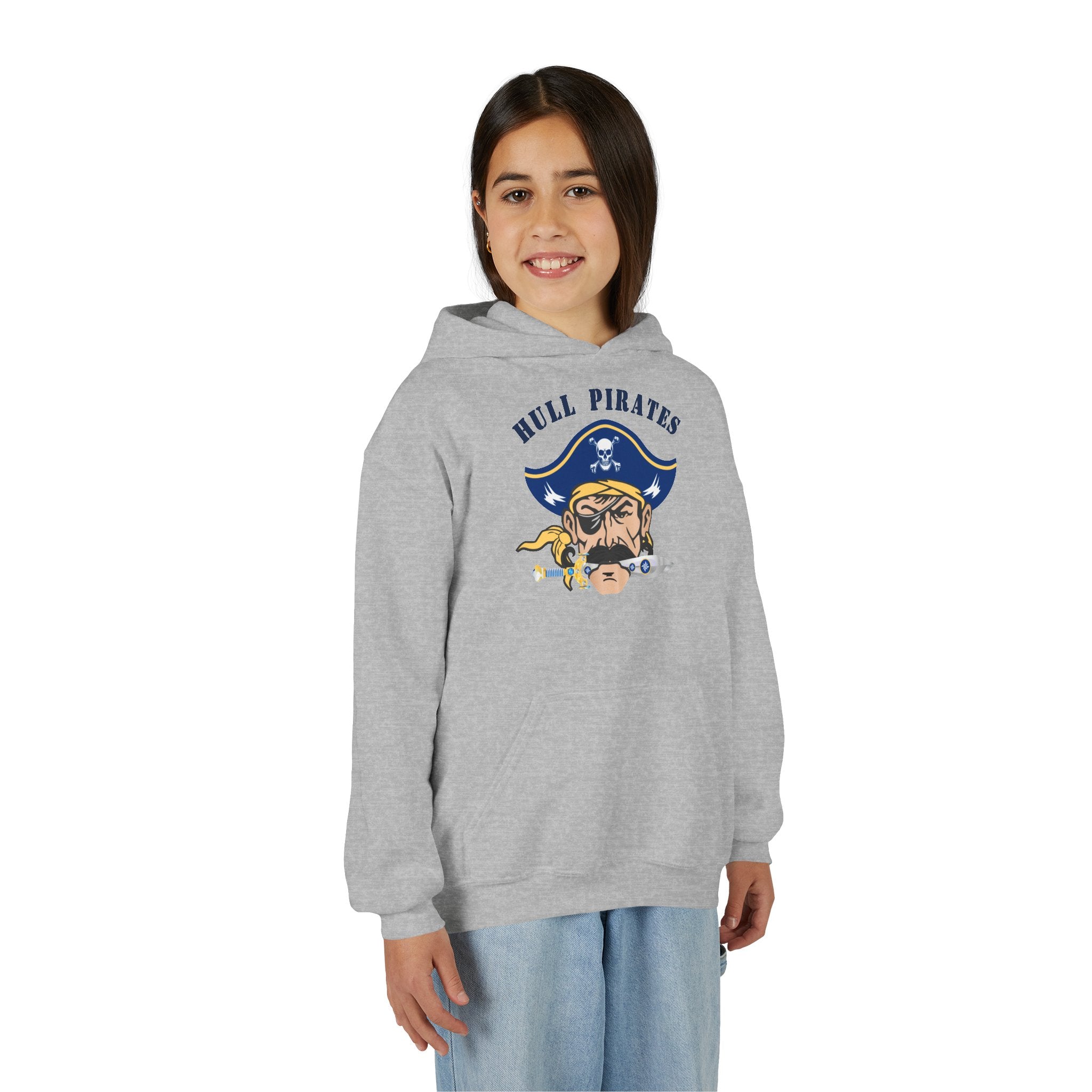 Hull Pirates - Kids Fleece Pullover Hoodie, Name/Number Personalization