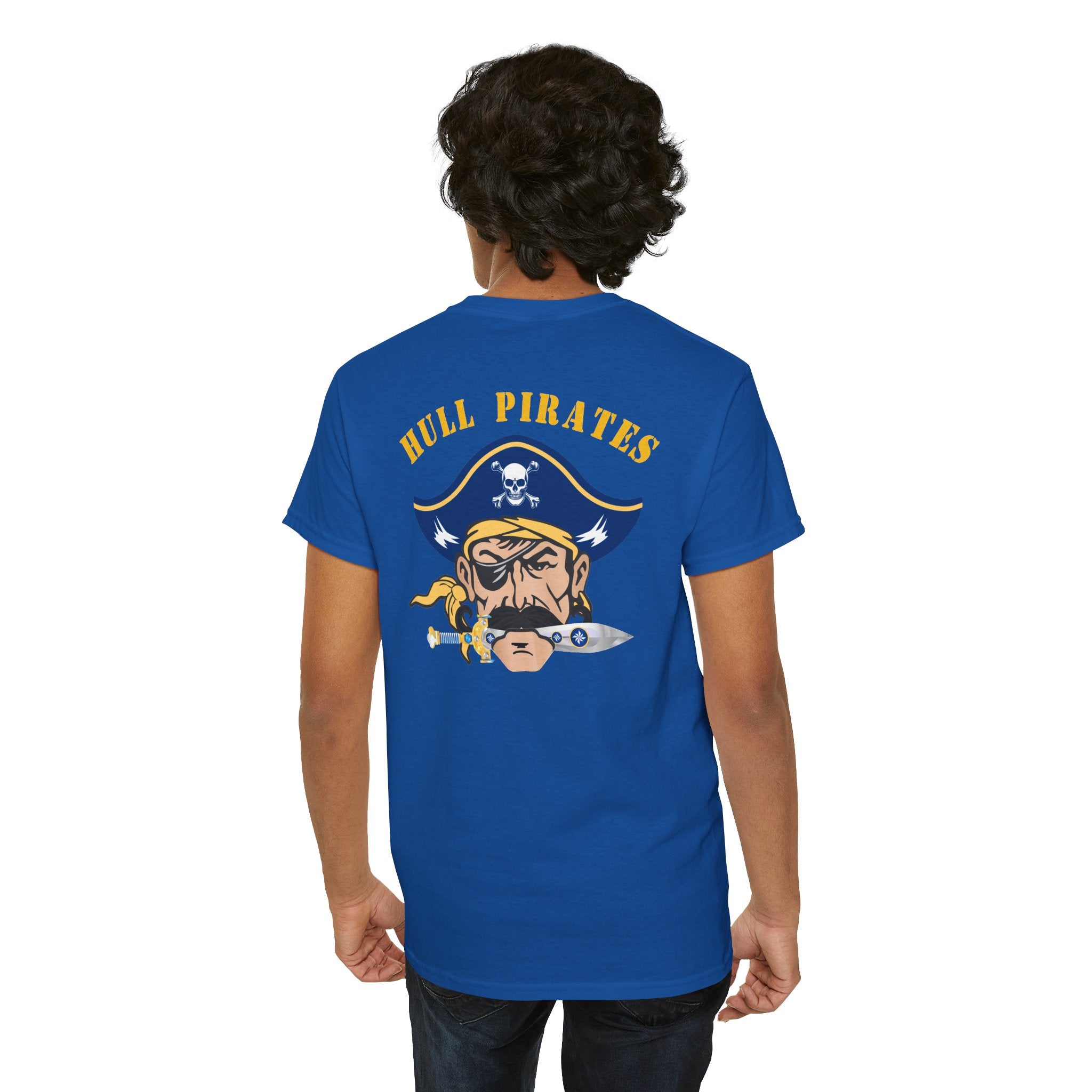 Hull High School - Hull Pirates - Adult Cotton T-Shirt