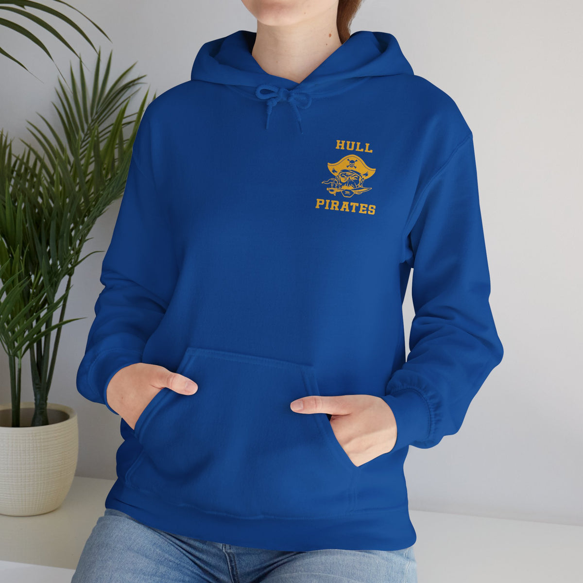Vintage Hull Pirates - Adult Fleece Pullover Hoodie