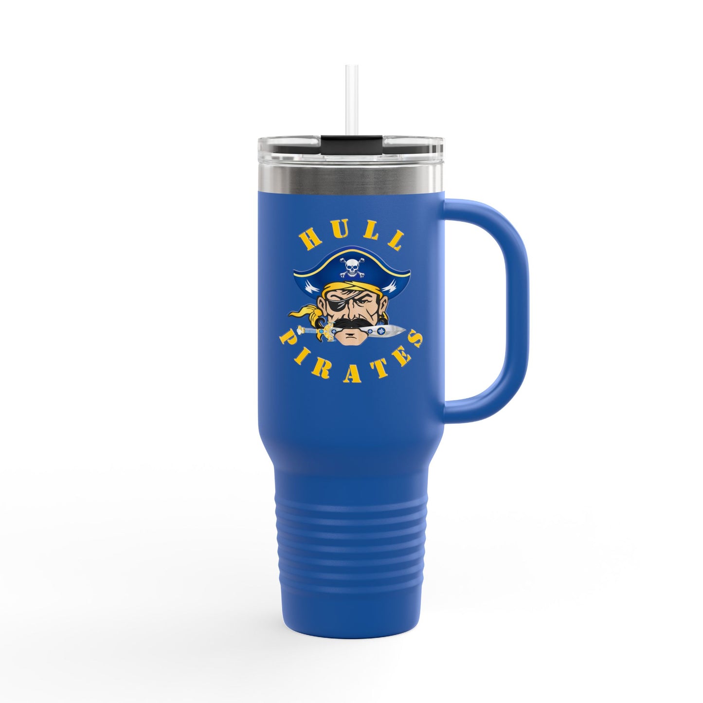 Hull Pirates, Insulated Travel Mug - 40oz with Straw