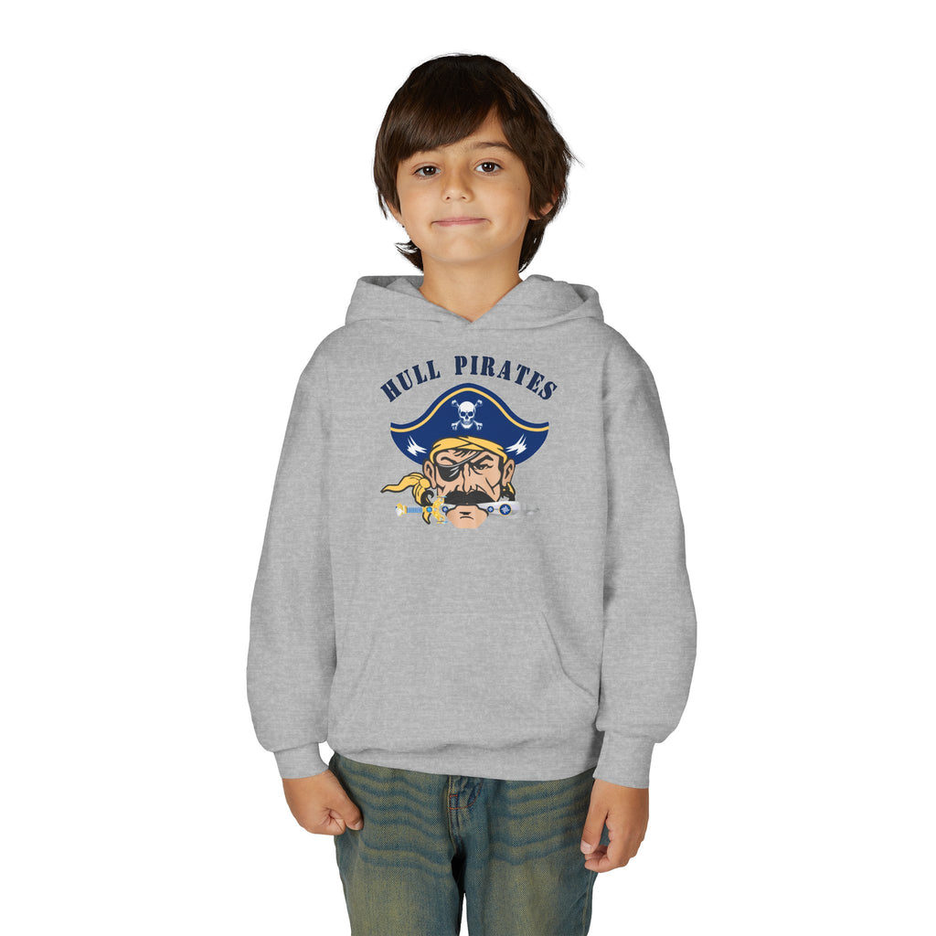 Hull Pirates - Kids Fleece Pullover Hoodie, Name/Number Personalization