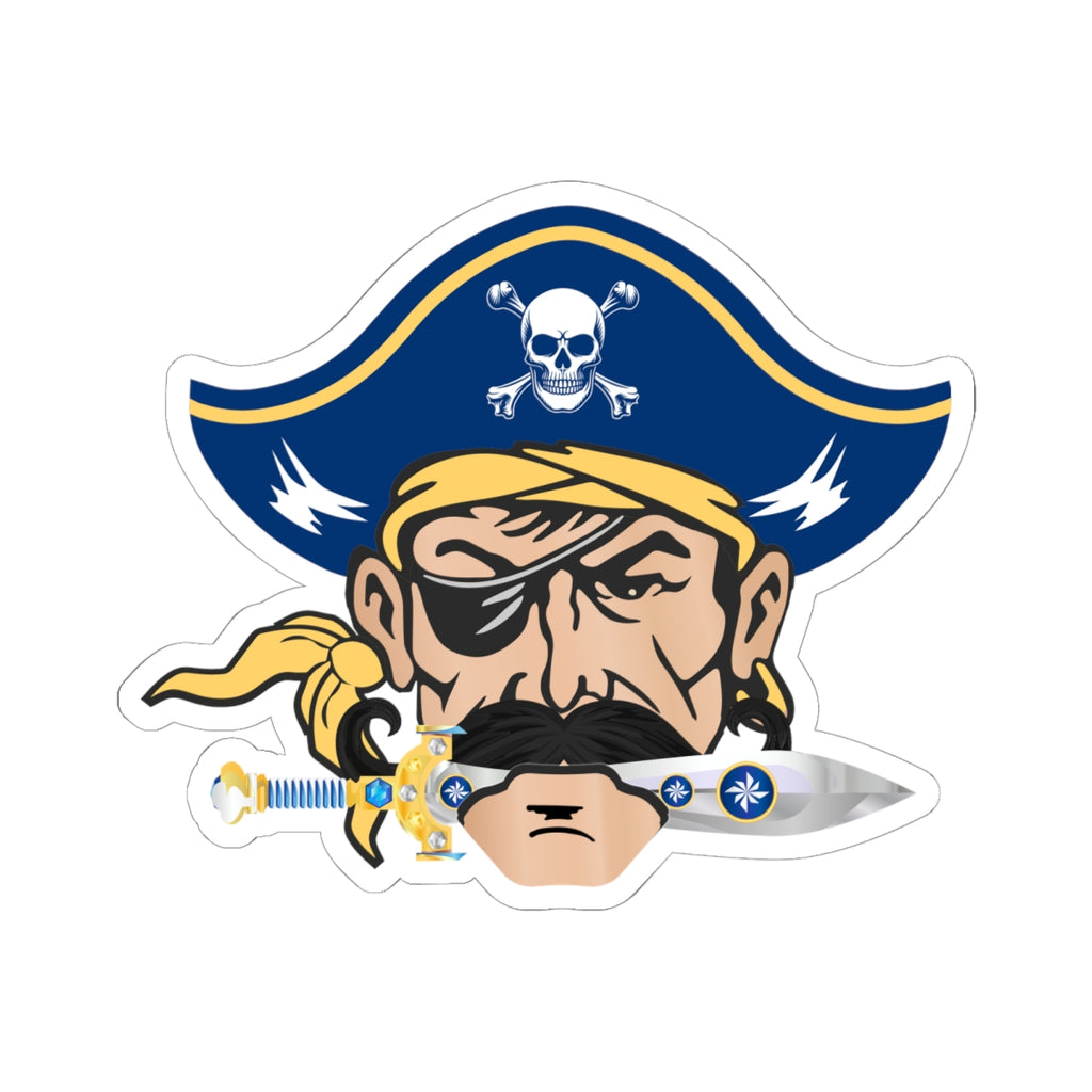 Hull Pirate - Kiss-Cut Sticker Decal for Laptops, Water Bottles & Gear