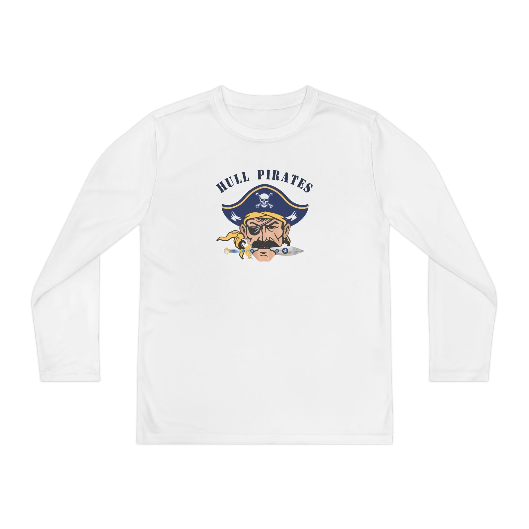 Hull Pirates - Kids Performance Long Sleeve T-Shirt, Name/Number Personalization