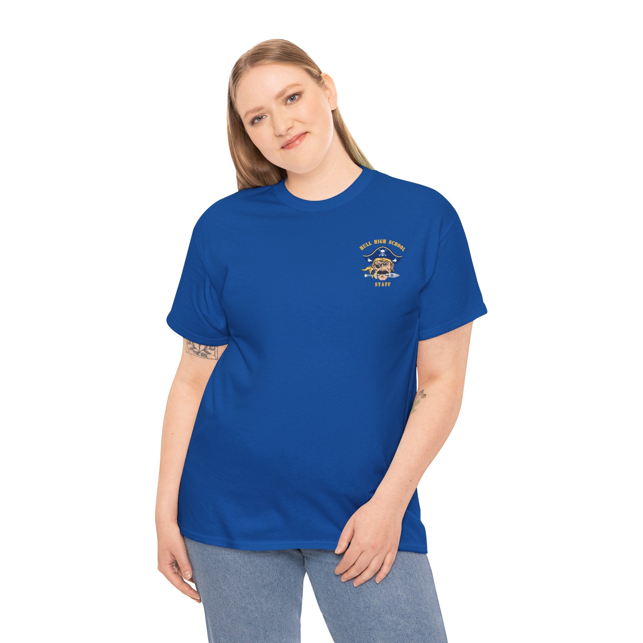 Hull High School - Hull Pirates - Adult Cotton T-Shirt