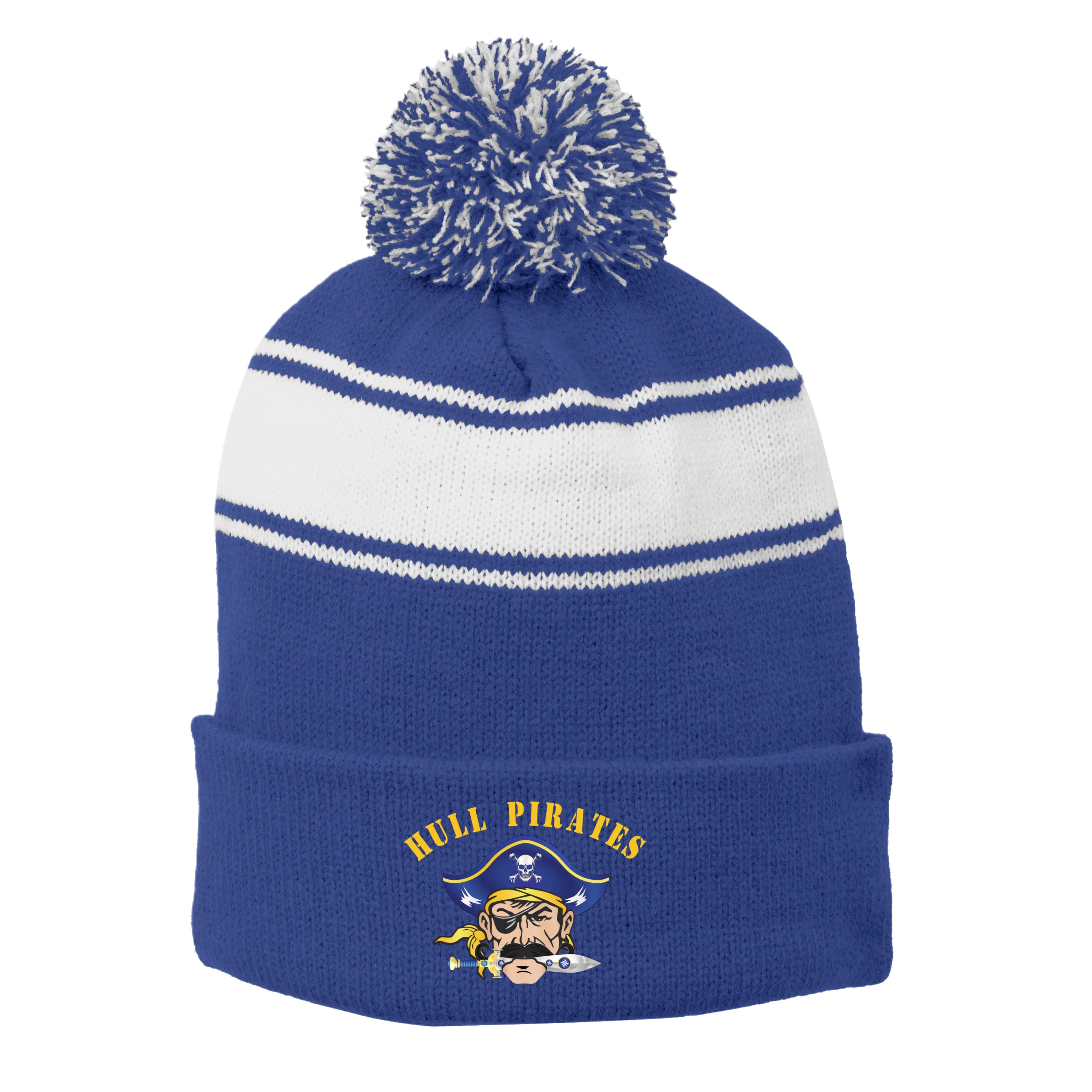 Hull Pirates - Adult Knit Pom Pom Hat- Holiday Special