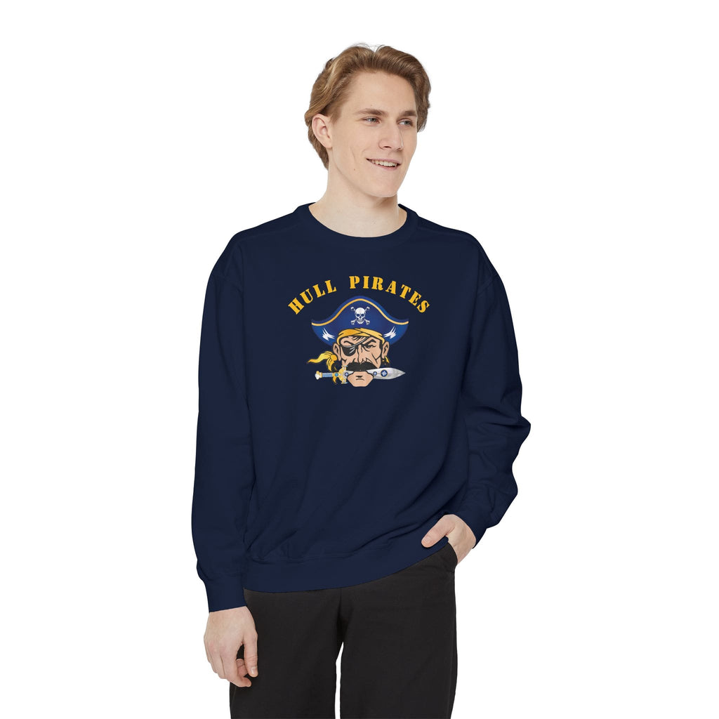 Hull Pirates - Adult Garment Dyed Sweatshirt - Comfort Colors Brand