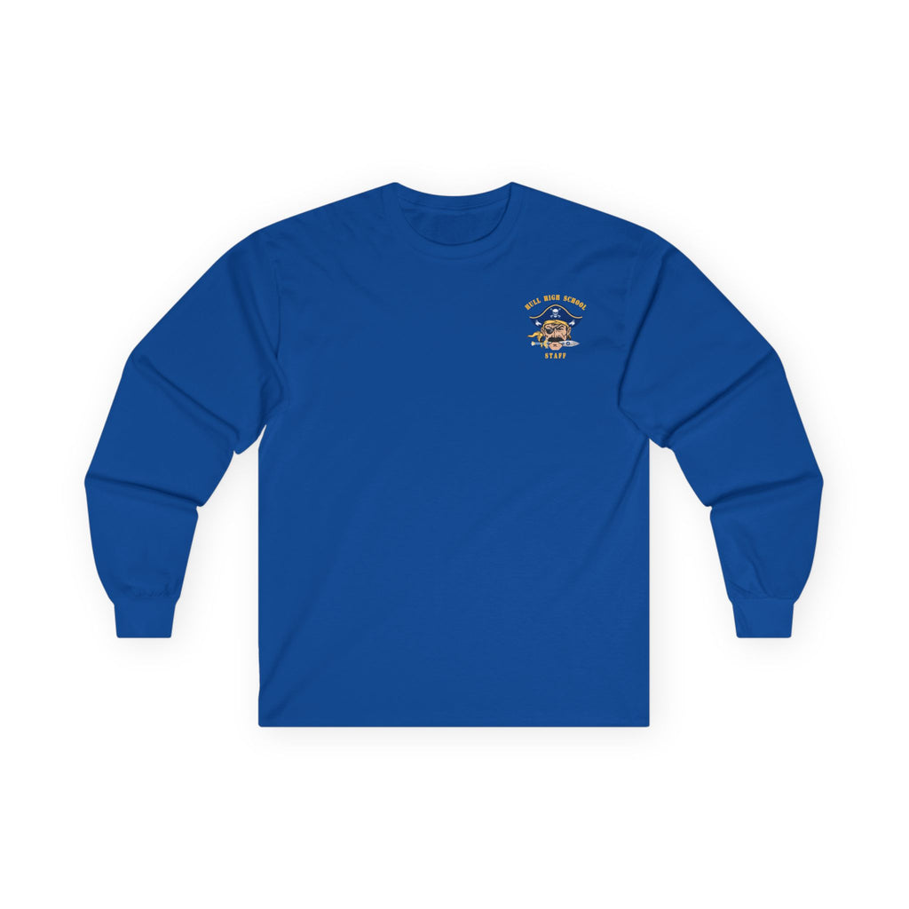 Hull High School - Adult Cotton Long Sleeve T-Shirt