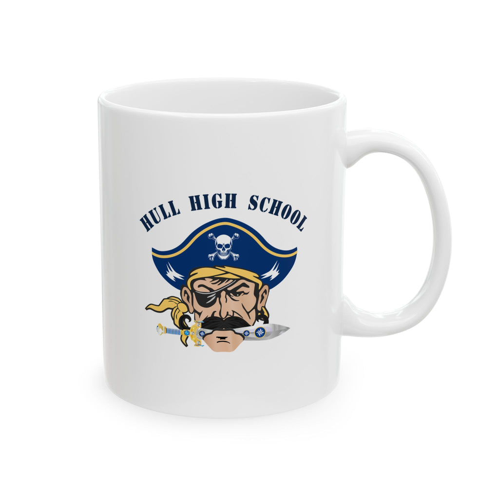 Hull High School - Hull Pirates, Ceramic Coffee Mug