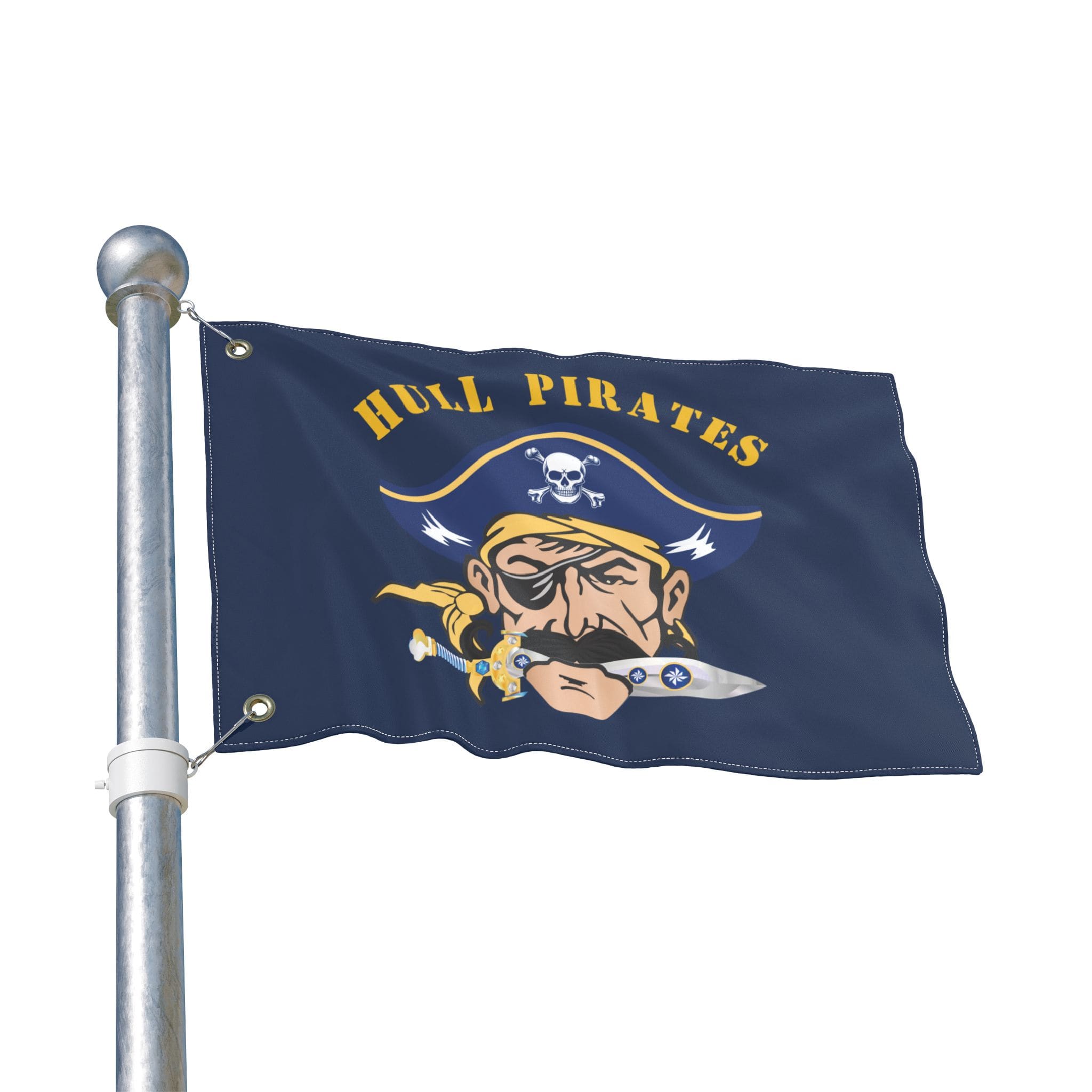 Hull Pirates Double-Sided Outdoor Flag